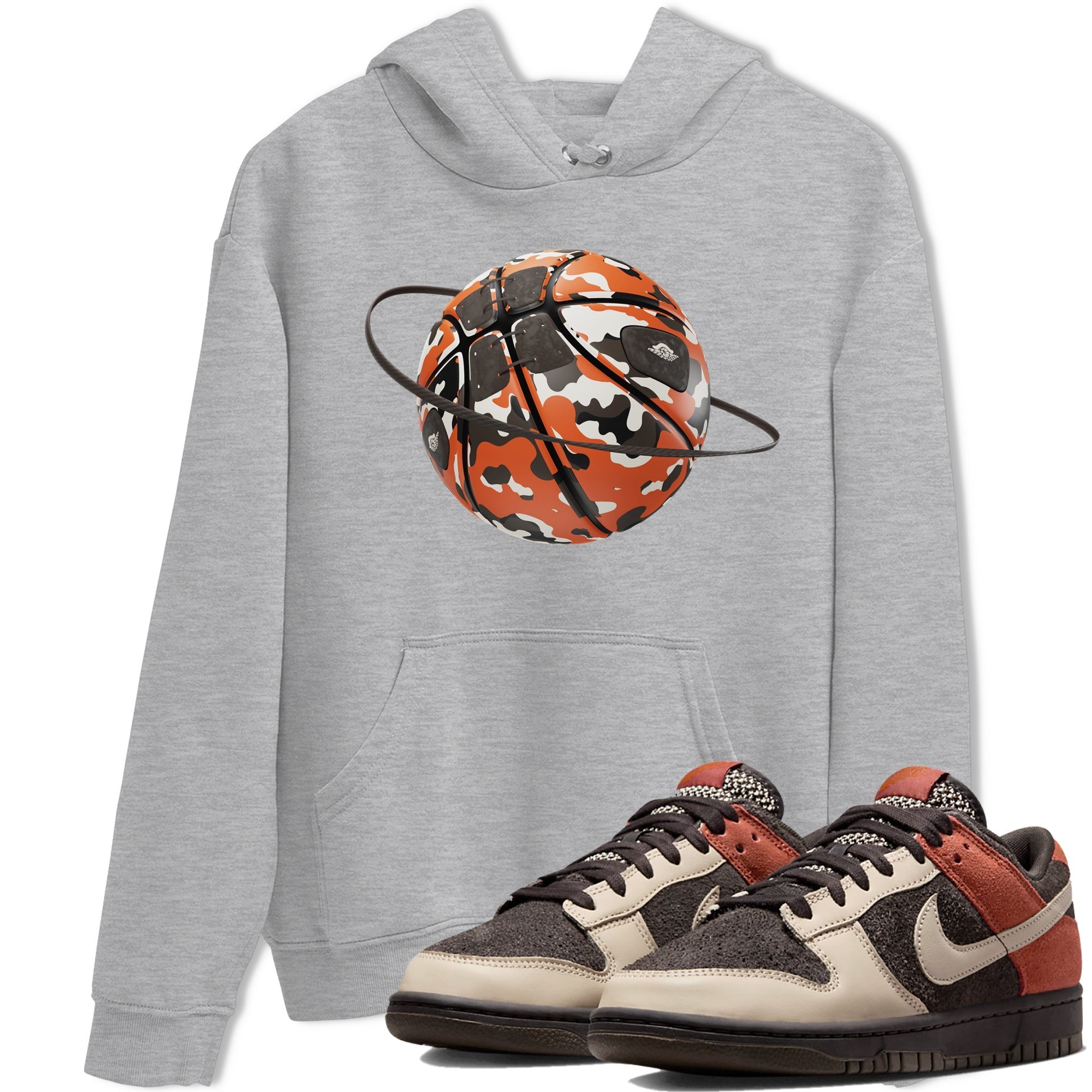 Dunk Red Panda shirt to match jordans Camo Basketball Planet sneaker tees Nike Dunk LowRed Panda Drip Gear Zone Sneaker T-Shirts Crew Neck Casual Fit Heather Grey 1 T-Shirt