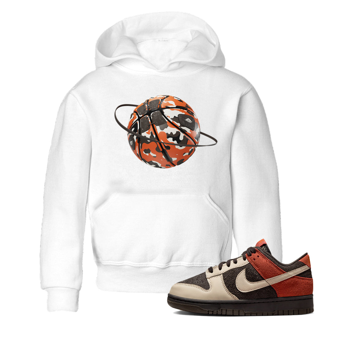 Dunk Red Panda shirt to match jordans Camo Basketball Planet sneaker tees Nike Dunk LowRed Panda Drip Gear Zone Sneaker T-Shirts Youth and Baby White 1 T-Shirt