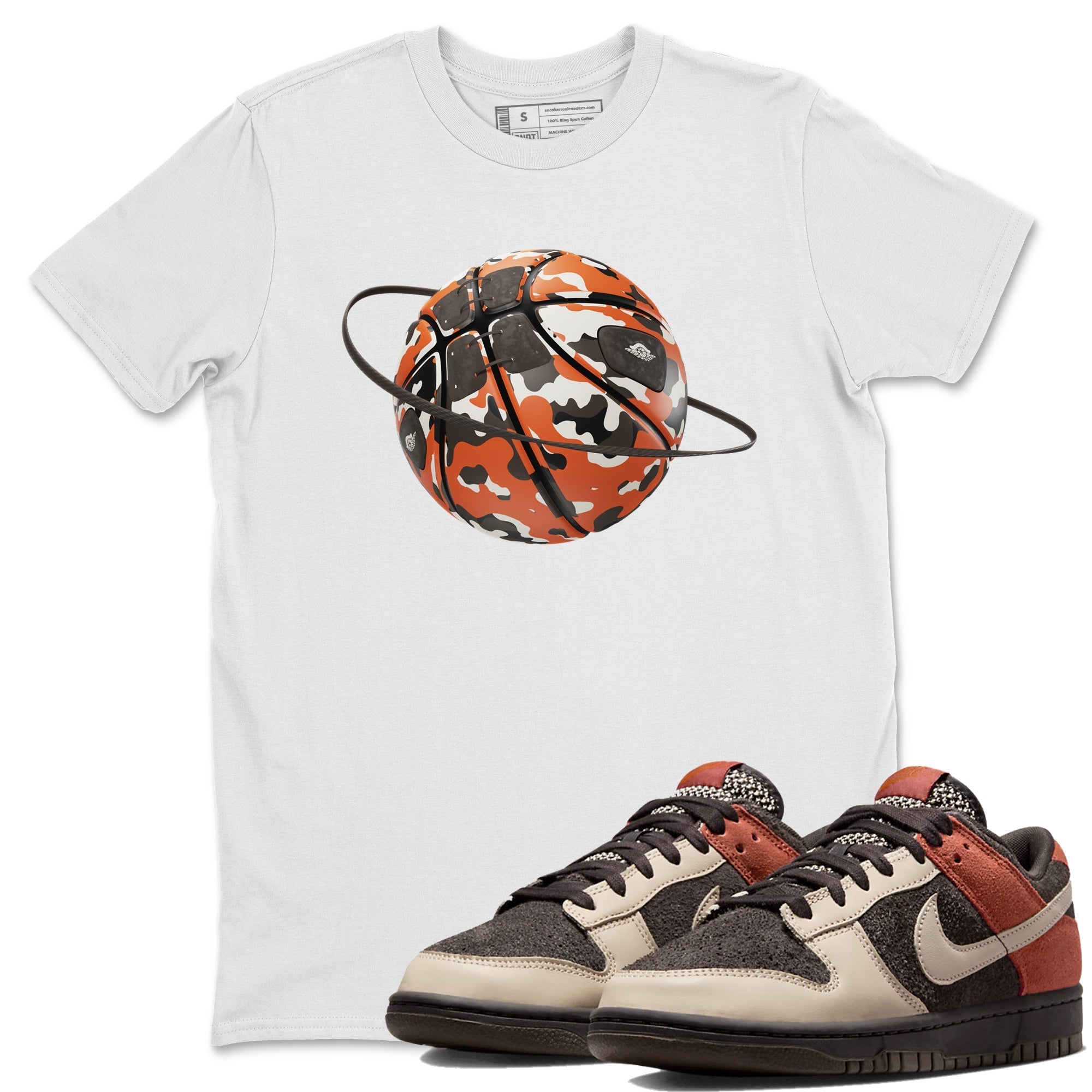Dunk Red Panda shirt to match jordans Camo Basketball Planet sneaker tees Nike Dunk LowRed Panda Drip Gear Zone Sneaker T-Shirts Crew Neck Casual Fit White 1 T-Shirt