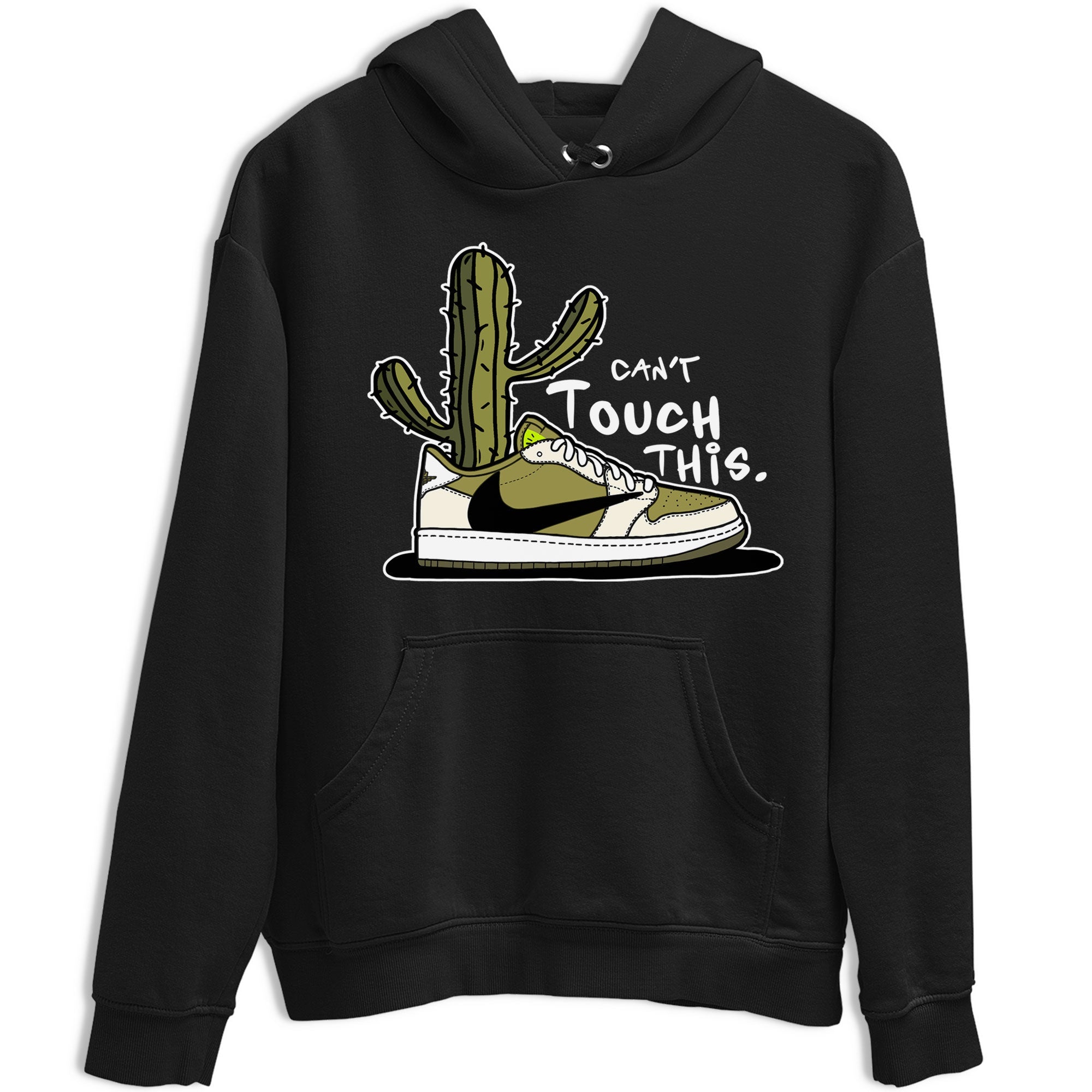 Air Jordan 1 X Travis Scott Golf Olive shirt to match jordans Can't Touch This Streetwear Sneaker Shirt Air Jordan 1 Travis Scott Golf Drip Gear Zone Sneaker Matching Clothing Unisex Black 2 T-Shirt