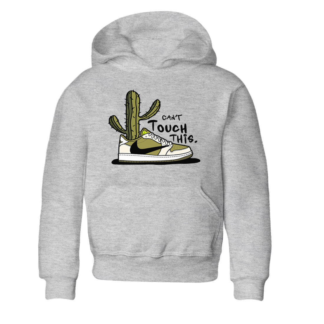 Air Jordan 1 X Travis Scott Golf Olive shirt to match jordans Can't Touch This Streetwear Sneaker Shirt Air Jordan 1 Travis Scott Golf Drip Gear Zone Sneaker Matching Clothing Baby Toddler Heather Grey 2 T-Shirt