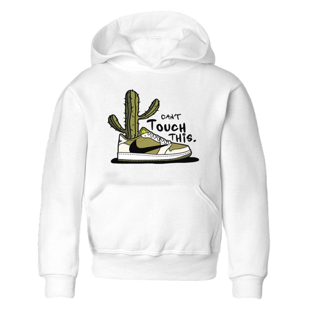 Air Jordan 1 X Travis Scott Golf Olive shirt to match jordans Can't Touch This Streetwear Sneaker Shirt Air Jordan 1 Travis Scott Golf Drip Gear Zone Sneaker Matching Clothing Baby Toddler White 2 T-Shirt