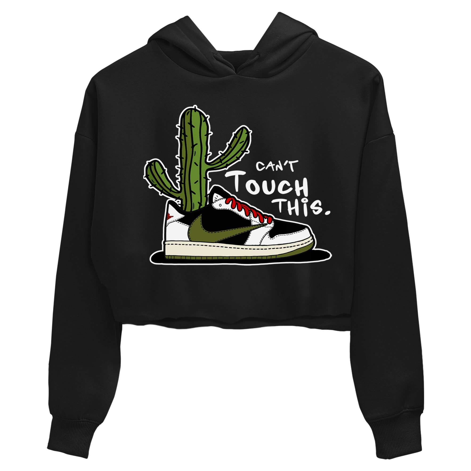 Air Jordan 1 Travis Scott Olive Sneaker Match Tees Can't Touch This Streetwear Sneaker Shirt Air Jordan 1 Low x Travis Scott x Olive Sneaker Release Tees Women's Shirts Black 2