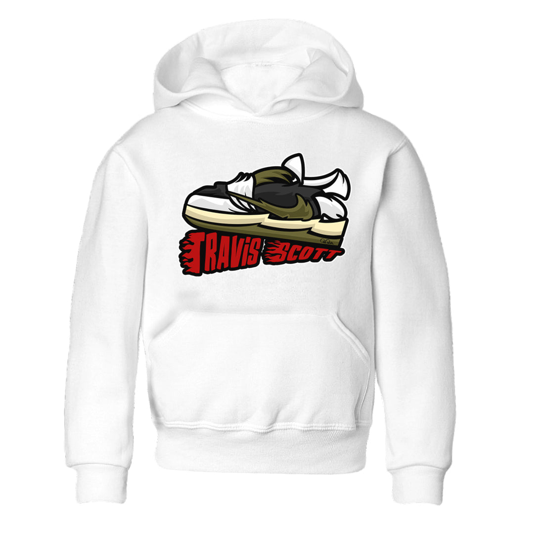 Jordan 1 Travis Scott Olive Sneaker Tees Drip Gear Zone Cartoon Shoes Sneaker Tees Jordan 1 Travis Scott Olive Shirt Kids Shirts