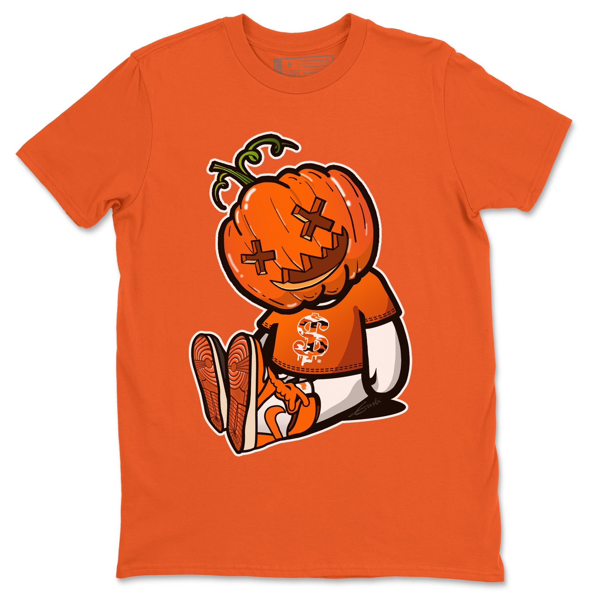 Jordan 1 Starfish Sneaker Matching T-Shirt Carved Pumpkin Dolls Sneaker Tees Jordan 1 Starfish Sneaker Release Tees Crew Neck Tees