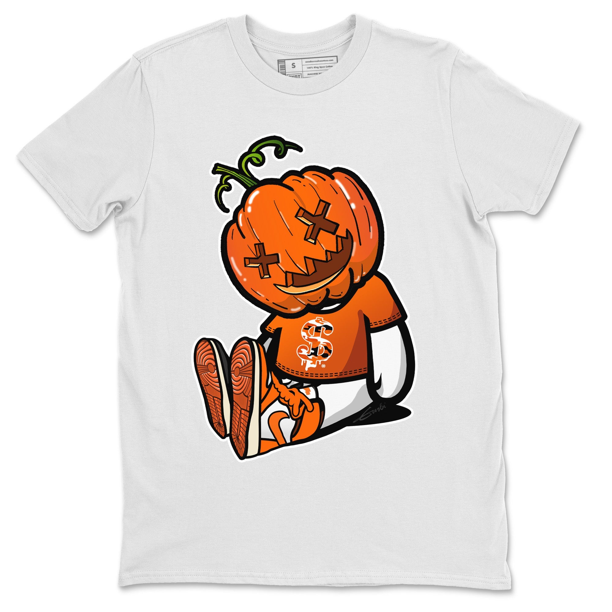 Jordan 1 Starfish Sneaker Matching T-Shirt Carved Pumpkin Dolls Sneaker Tees Jordan 1 Starfish Sneaker Release Tees Crew Neck Tees