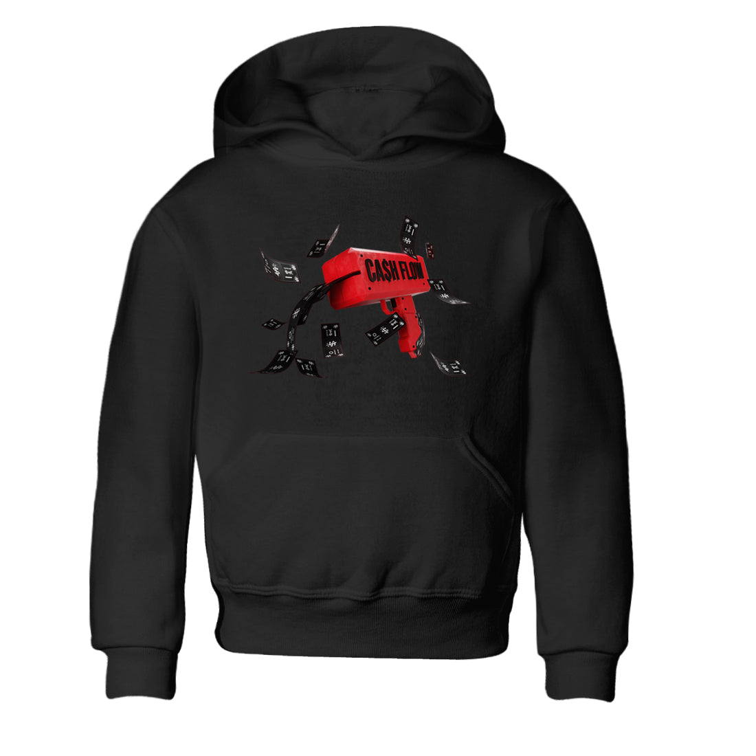 Air Jordan 6 Toro Bravo Sneaker Match Tees Cash Flow Streetwear Sneaker Shirt AJ6 Toro Bravo Sneaker Release Tees Kids Shirts Black 2