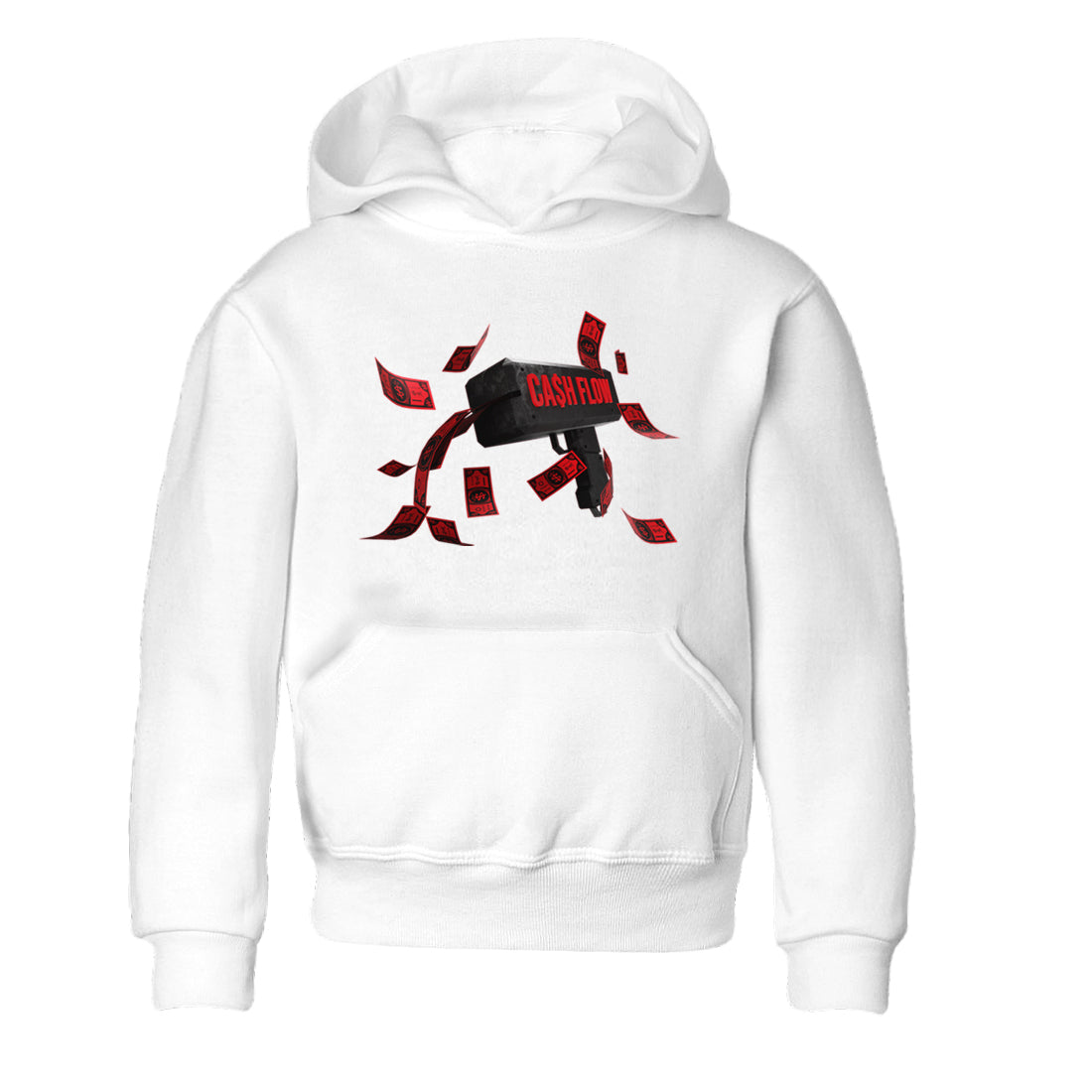Air Jordan 6 Toro Bravo Sneaker Match Tees Cash Flow Streetwear Sneaker Shirt AJ6 Toro Bravo Sneaker Release Tees Kids Shirts White 2