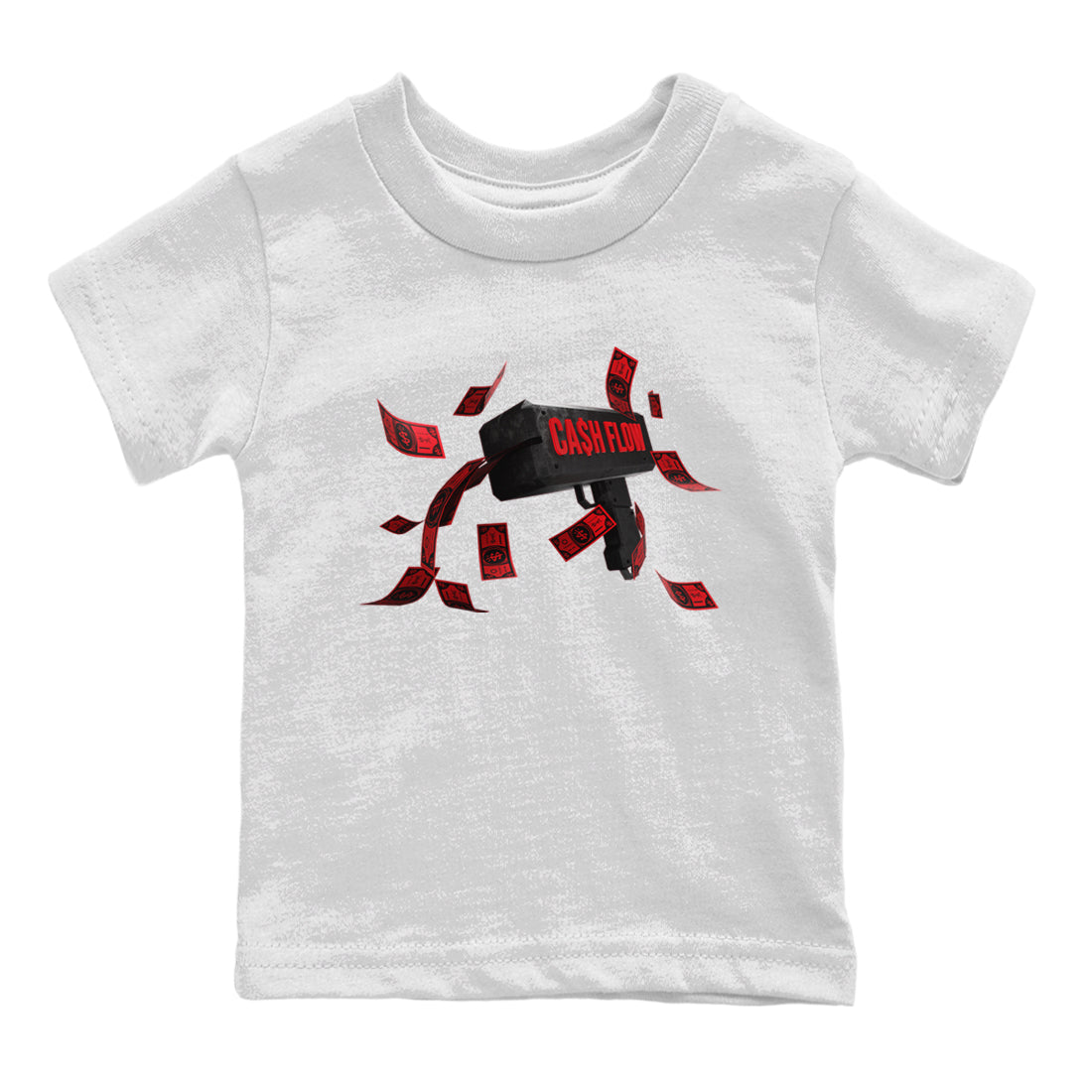 Air Jordan 6 Toro Bravo Sneaker Match Tees Cash Flow Streetwear Sneaker Shirt AJ6 Toro Bravo Sneaker Release Tees Kids Shirts White 2