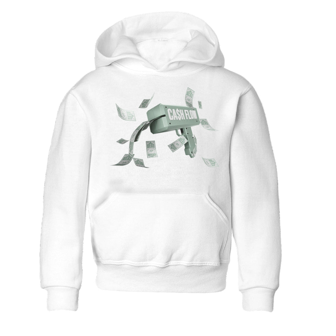 Dunk Mica Green Sneaker Match Tees Cash Flow Streetwear Sneaker Shirt Dunk Low Mica Green Sneaker Release Tees Kids Shirts White 2