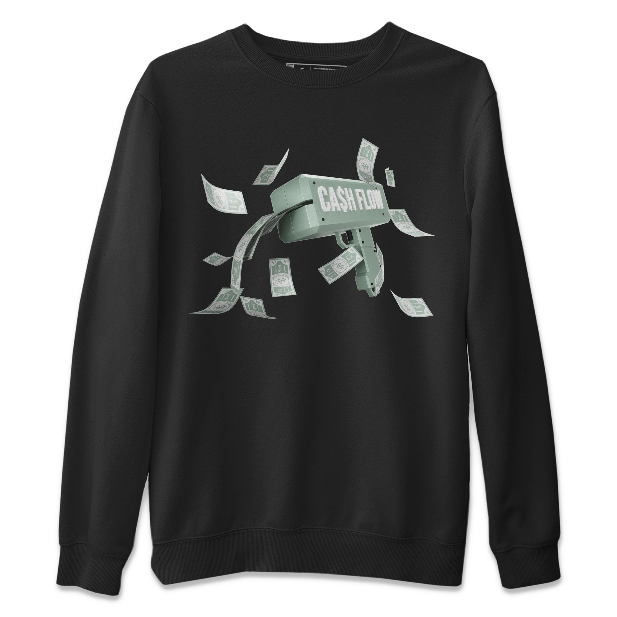 Dunk Mica Green Sneaker Match Tees Cash Flow Streetwear Sneaker Shirt Dunk Low Mica Green Sneaker Release Tees Unisex Shirts Black 2