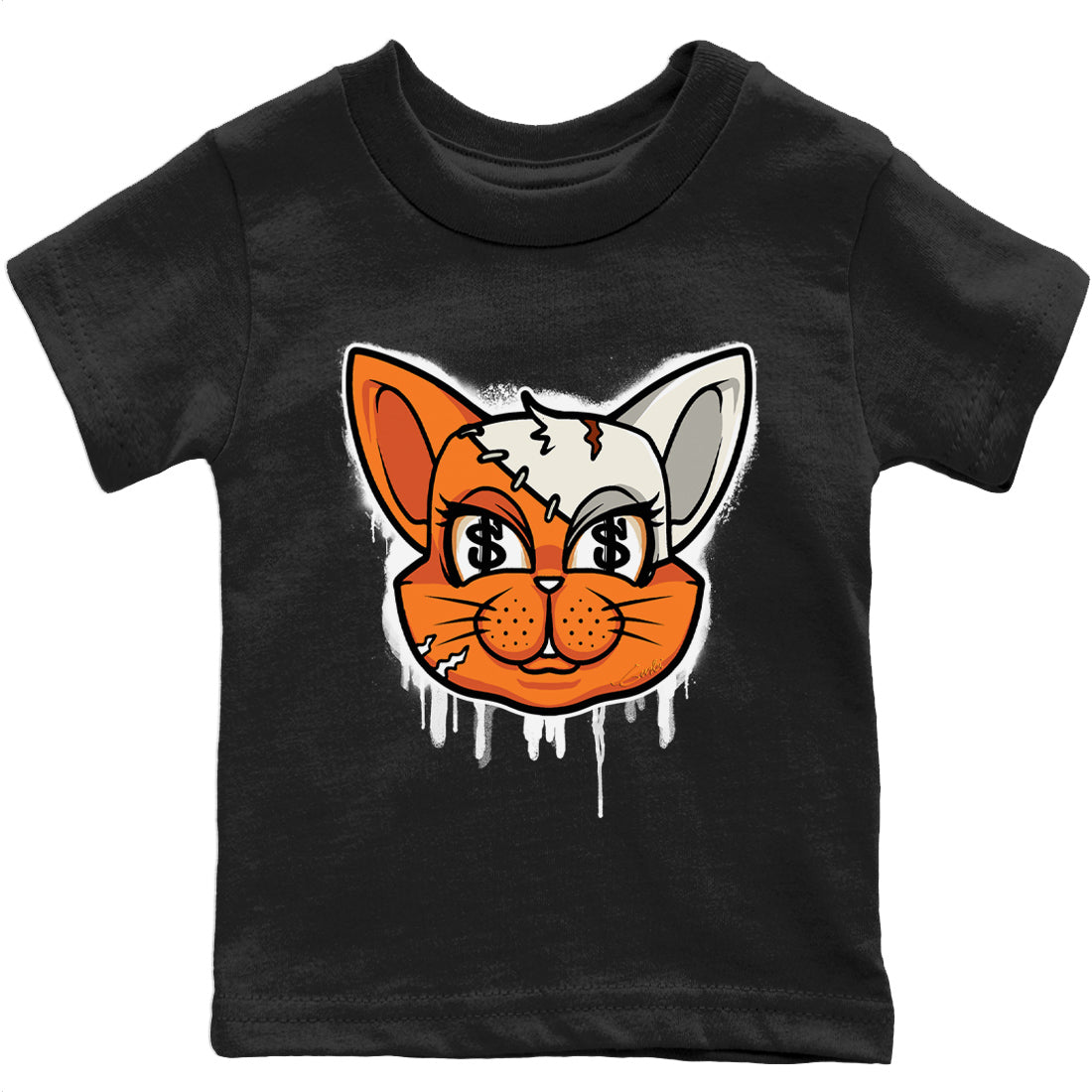 Jordan 1 Starfish Sneaker Matching T-Shirt Cat Face Sneaker Tees Jordan 1 Starfish Sneaker Release Tees Kids Shirts