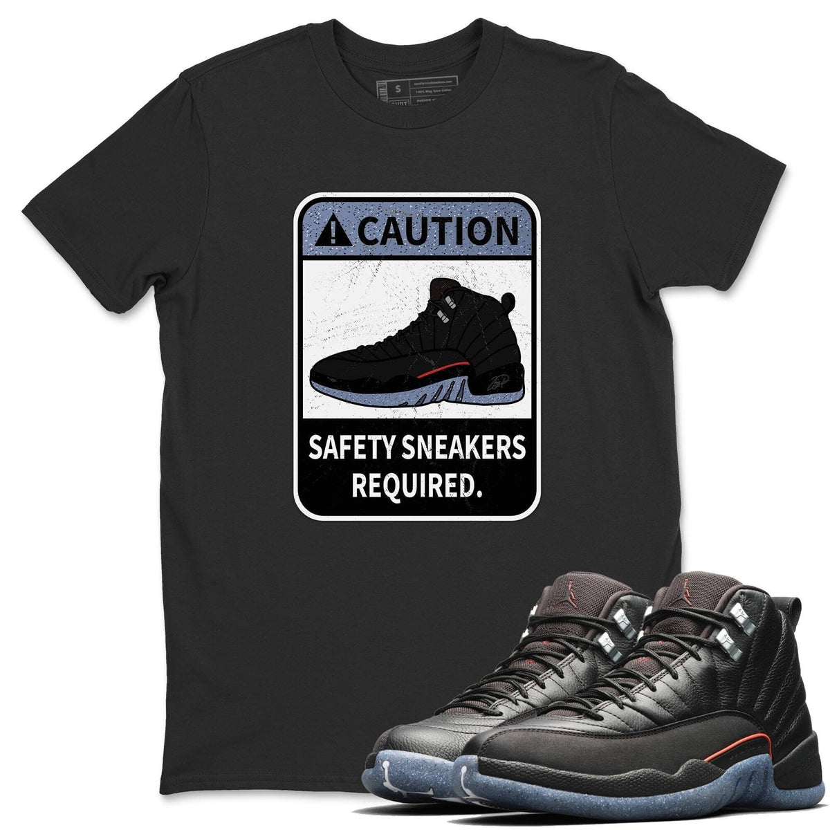 Jordan 12 Grind Shirt To Match Jordans Caution Sneaker Tees Jordan 12 Grind Drip Gear Zone Sneaker Matching Clothing Unisex Shirts