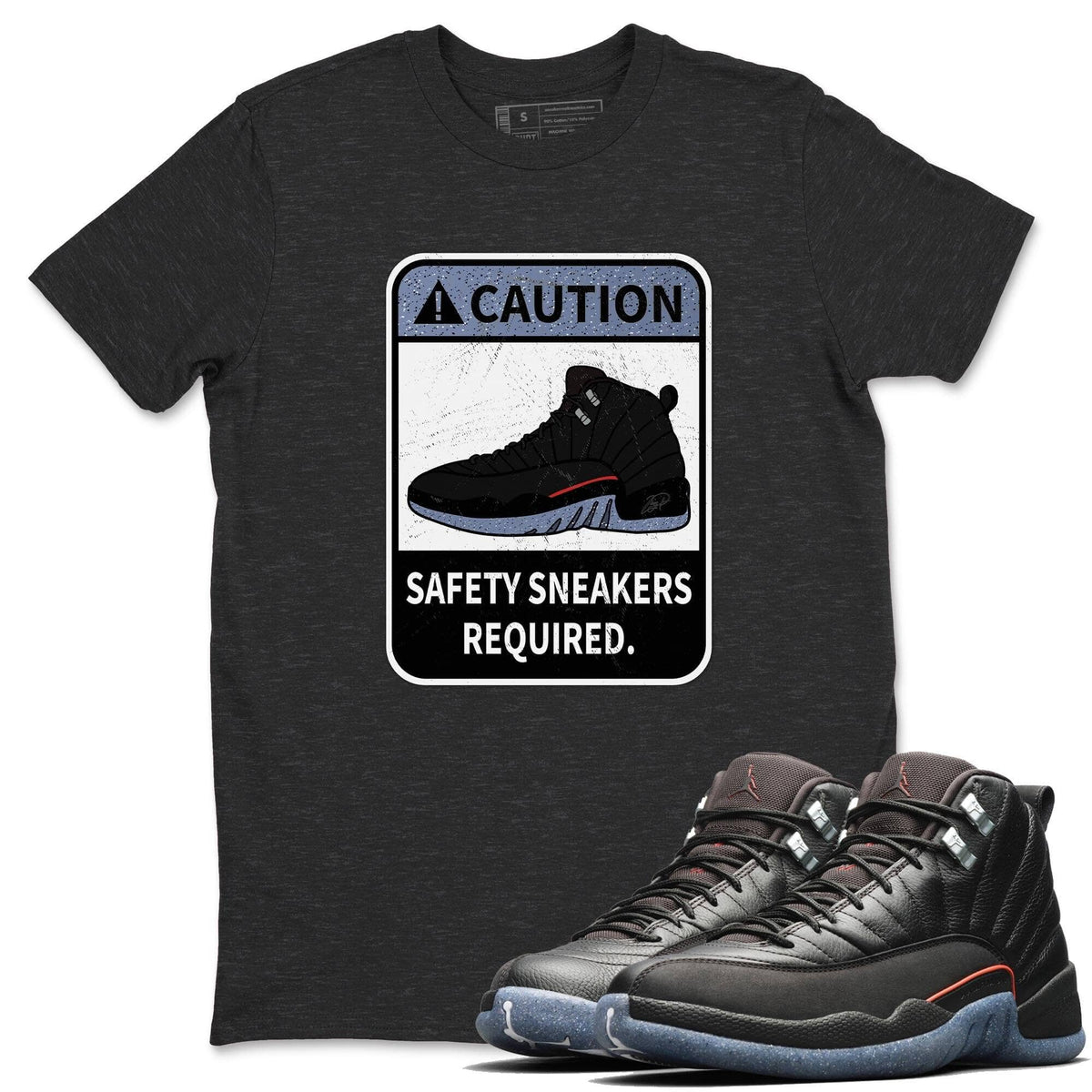 Jordan 12 Grind Shirt To Match Jordans Caution Sneaker Tees Jordan 12 Grind Drip Gear Zone Sneaker Matching Clothing Unisex Shirts