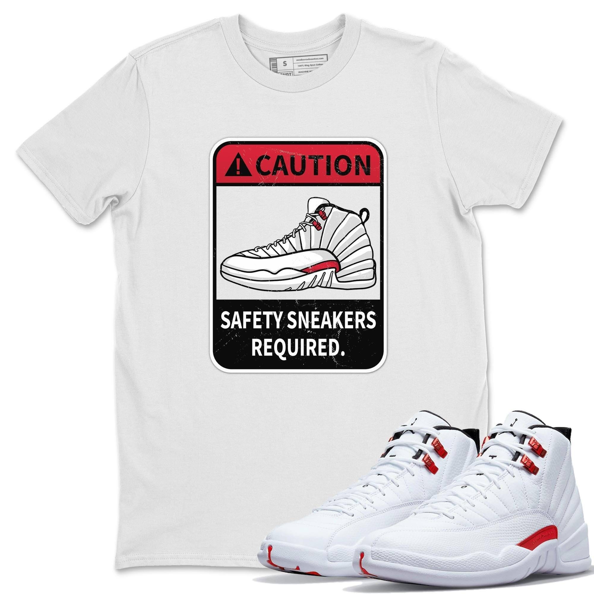 Jordan 12 Twist Shirt To Match Jordans Caution Sneaker Tees Jordan 12 Twist Drip Gear Zone Sneaker Matching Clothing Unisex Shirts