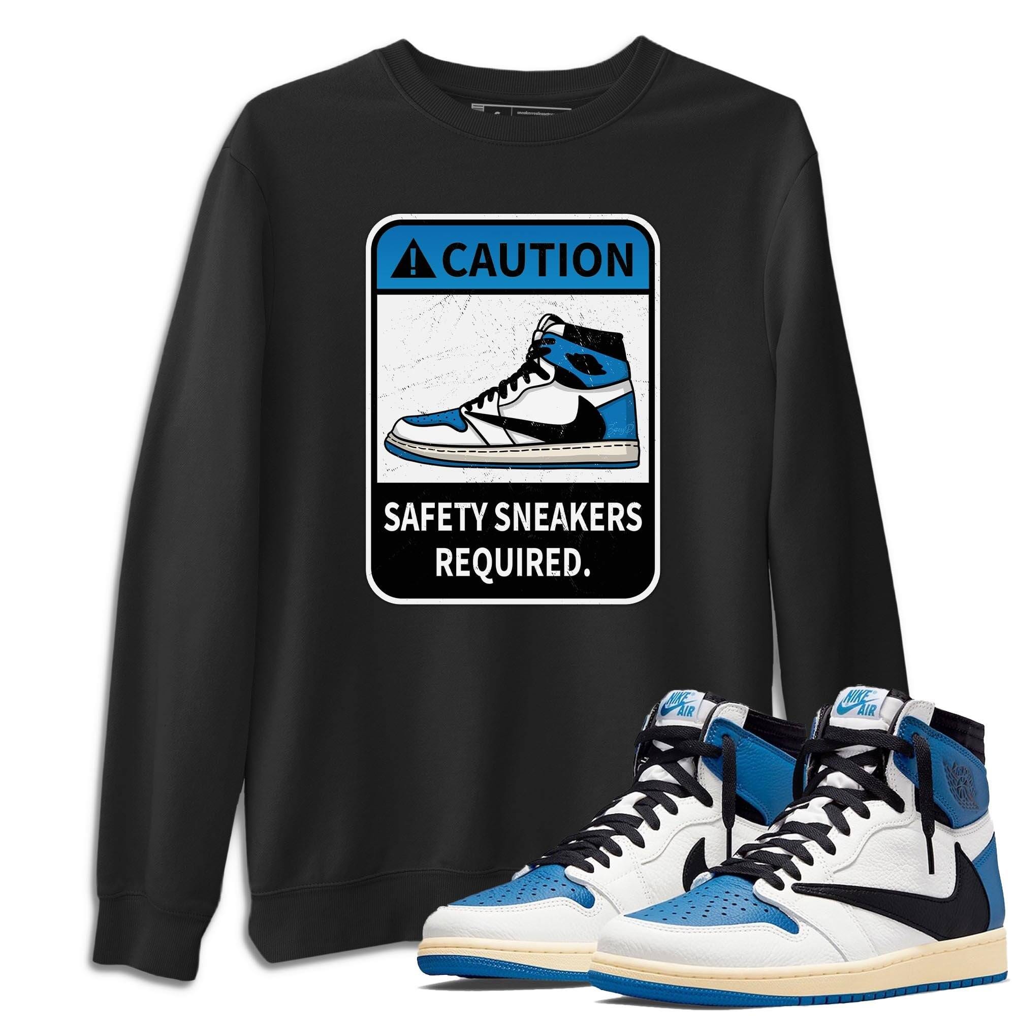 Jordan 1 Travis Scott Fragment Shirt To Match Jordans Caution Sneaker Tees Jordan 1 Travis Scott Fragment Drip Gear Zone Sneaker Matching Clothing Unisex Shirts