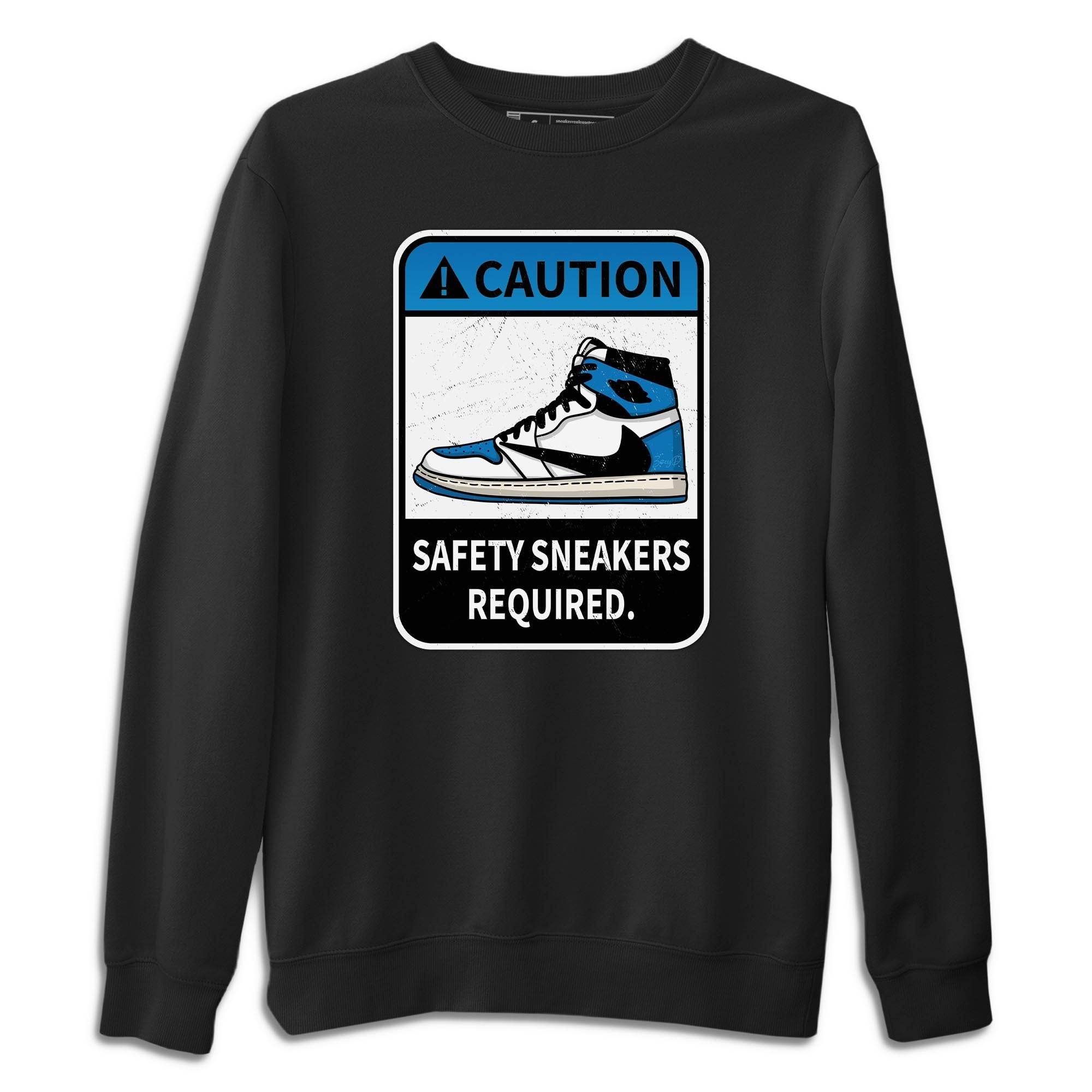 Jordan 1 Travis Scott Fragment Shirt To Match Jordans Caution Sneaker Tees Jordan 1 Travis Scott Fragment Drip Gear Zone Sneaker Matching Clothing Unisex Shirts