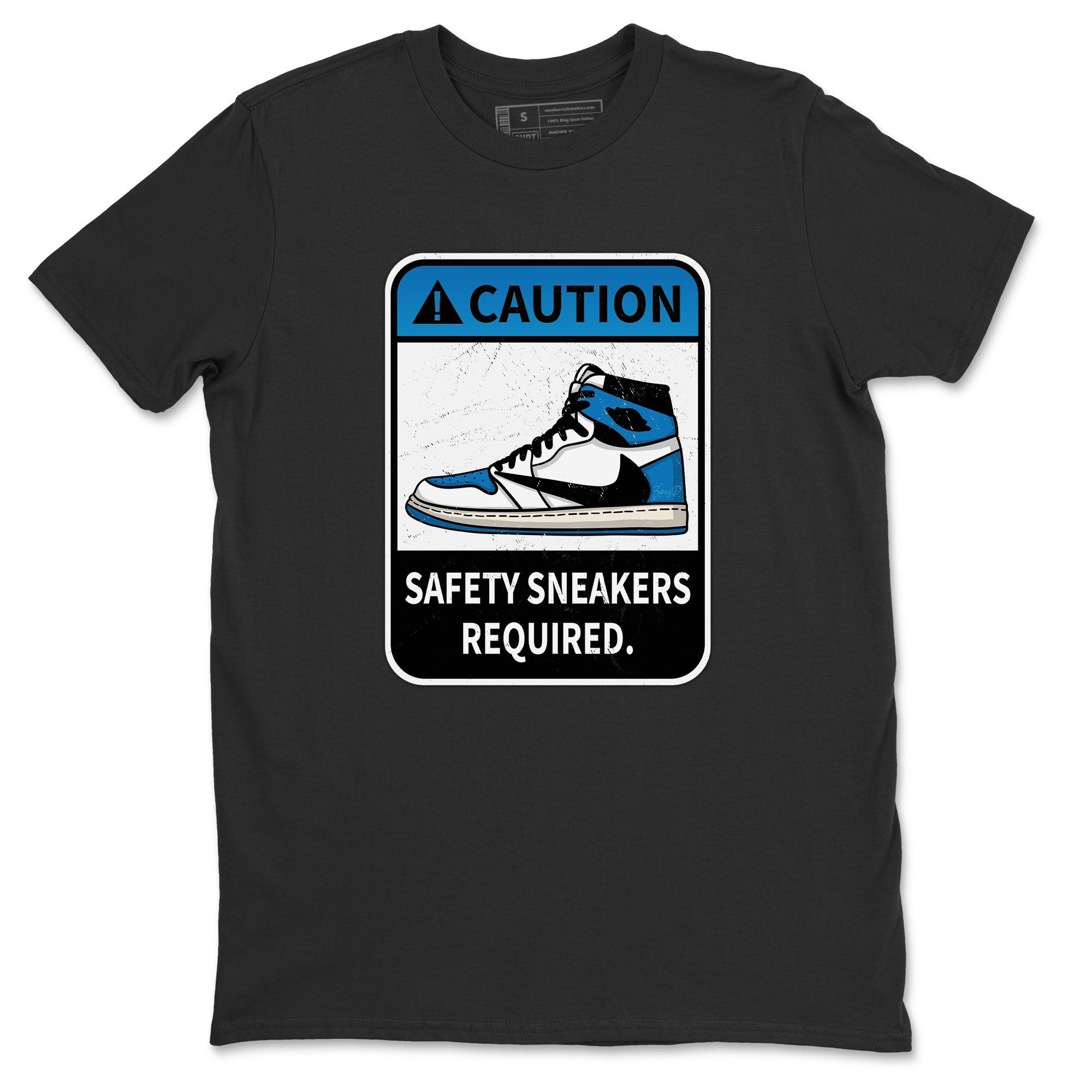 Jordan 1 Travis Scott Fragment Shirt To Match Jordans Caution Sneaker Tees Jordan 1 Travis Scott Fragment Drip Gear Zone Sneaker Matching Clothing Unisex Shirts