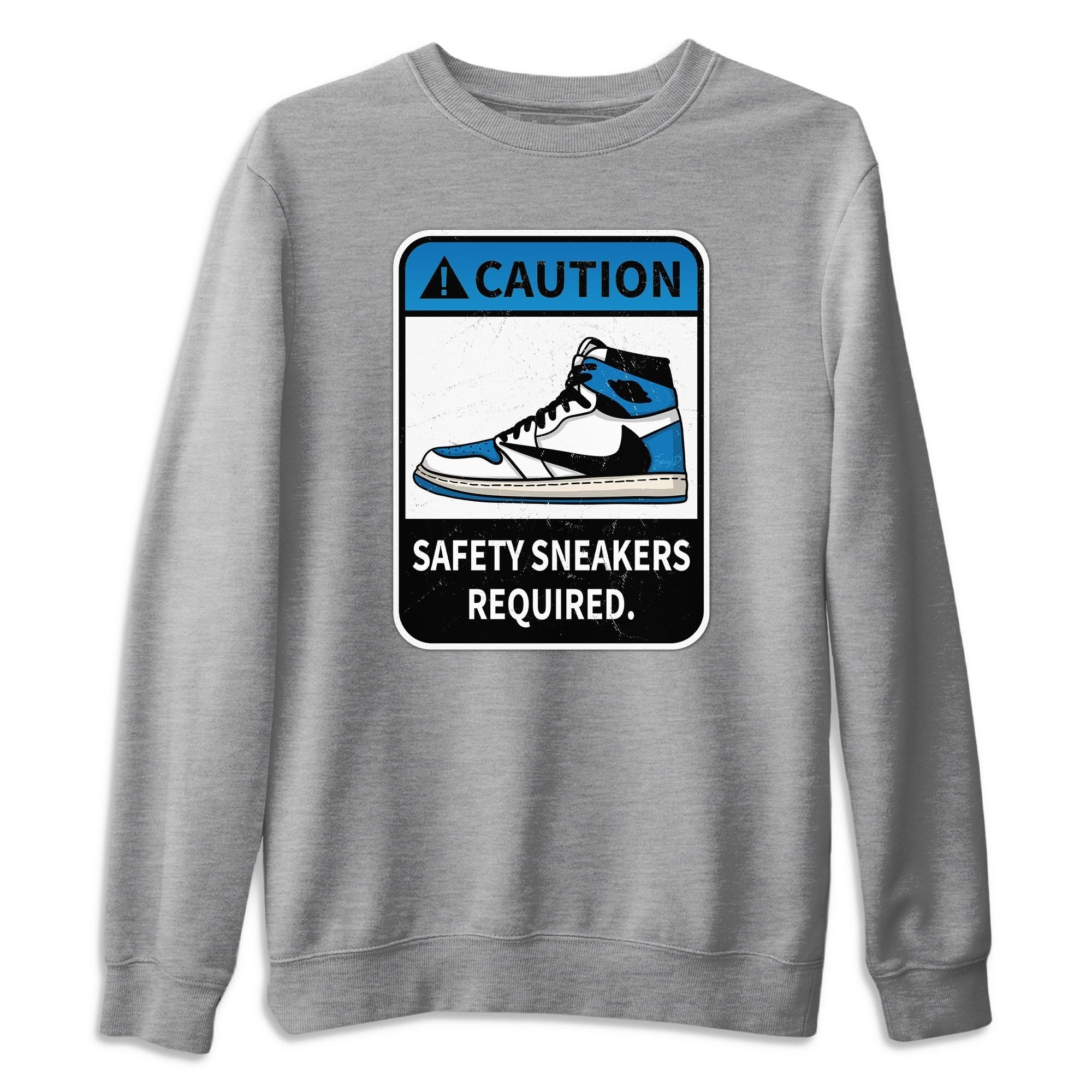 Jordan 1 Travis Scott Fragment Shirt To Match Jordans Caution Sneaker Tees Jordan 1 Travis Scott Fragment Drip Gear Zone Sneaker Matching Clothing Unisex Shirts
