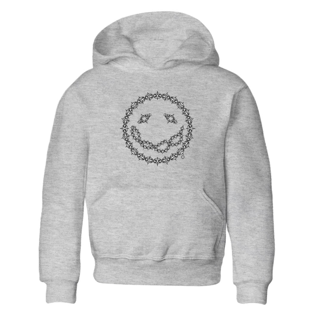 Air Jordan 1 panda shirt to match jordans Chain Smile sneaker tees 1s Black White Drip Gear Zone Streetwear baby toddler Heather Grey 2 cotton Shirt