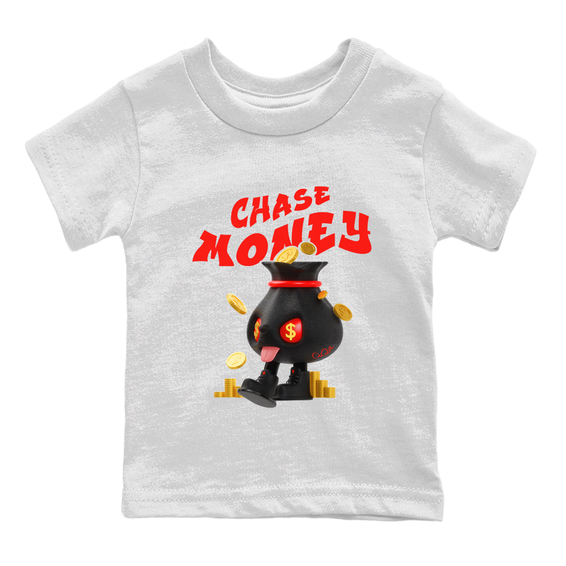 Yeezy 350 Bred shirt to match jordans Chase Money Streetwear Sneaker Shirt Adidas Yeezy 350 V2 Boost Bred Drip Gear Zone Sneaker Matching Clothing Baby Toddler White 2 T-Shirt