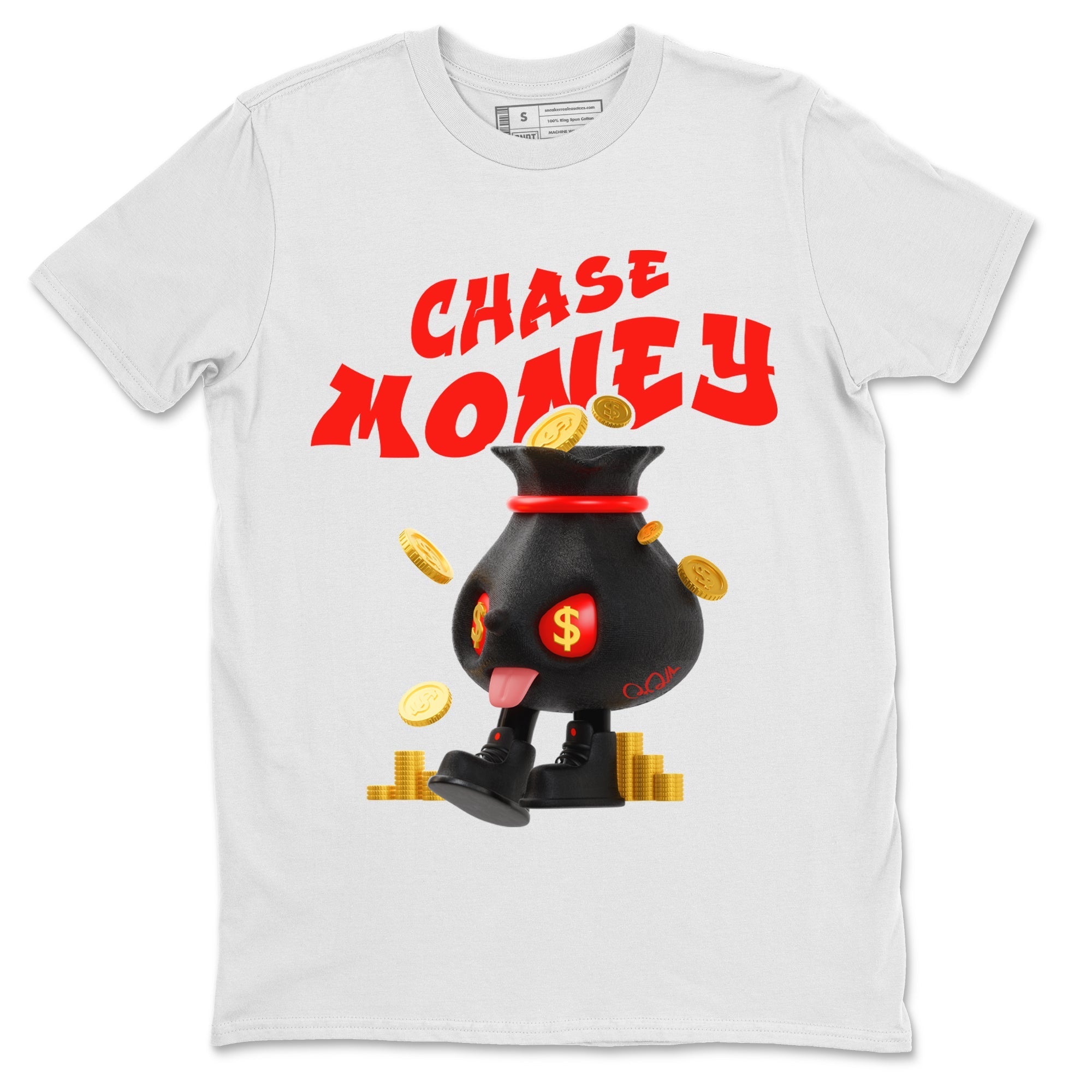 Yeezy 350 Bred shirt to match jordans Chase Money Streetwear Sneaker Shirt Adidas Yeezy 350 V2 Boost Bred Drip Gear Zone Sneaker Matching Clothing Unisex White 2 T-Shirt