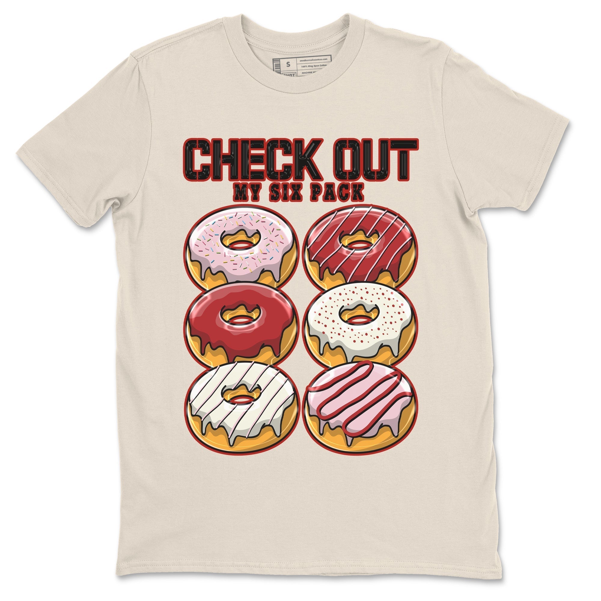 Air Force 1 Valentines Day Sneaker Match Tees Check Out My Six Pack Sneaker Tees Air Force 1 Valentines Day Jordan to match sneaker T-Shirt Crew Neck Shirts