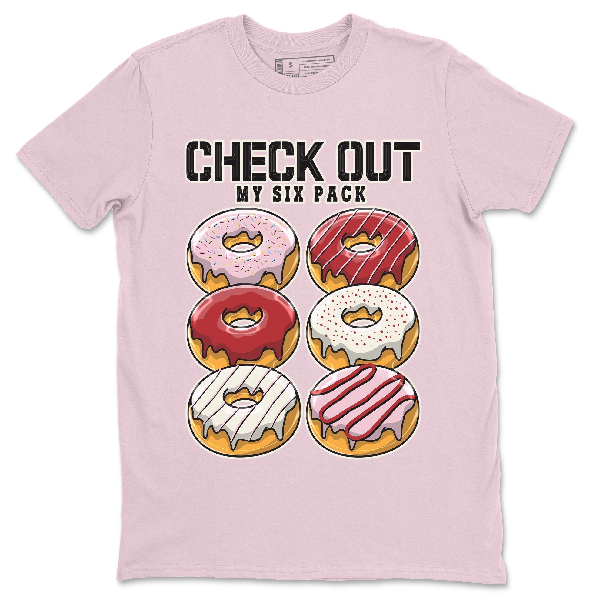 Air Force 1 Valentines Day Sneaker Match Tees Check Out My Six Pack Sneaker Tees Air Force 1 Valentines Day Jordan to match sneaker T-Shirt Crew Neck Shirts