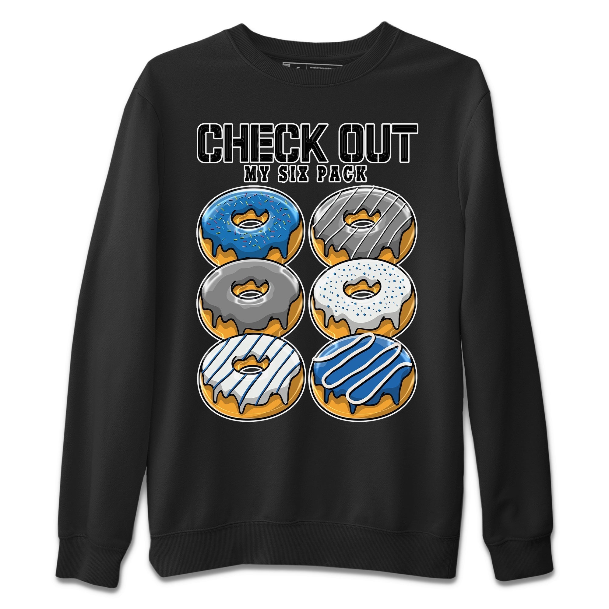 Jordan 1 True Blue Shirt To Match Jordans Check Out My Six Pack Sneaker Tees Jordan 1 True Blue Drip Gear Zone Sneaker Matching Clothing Unisex Shirts