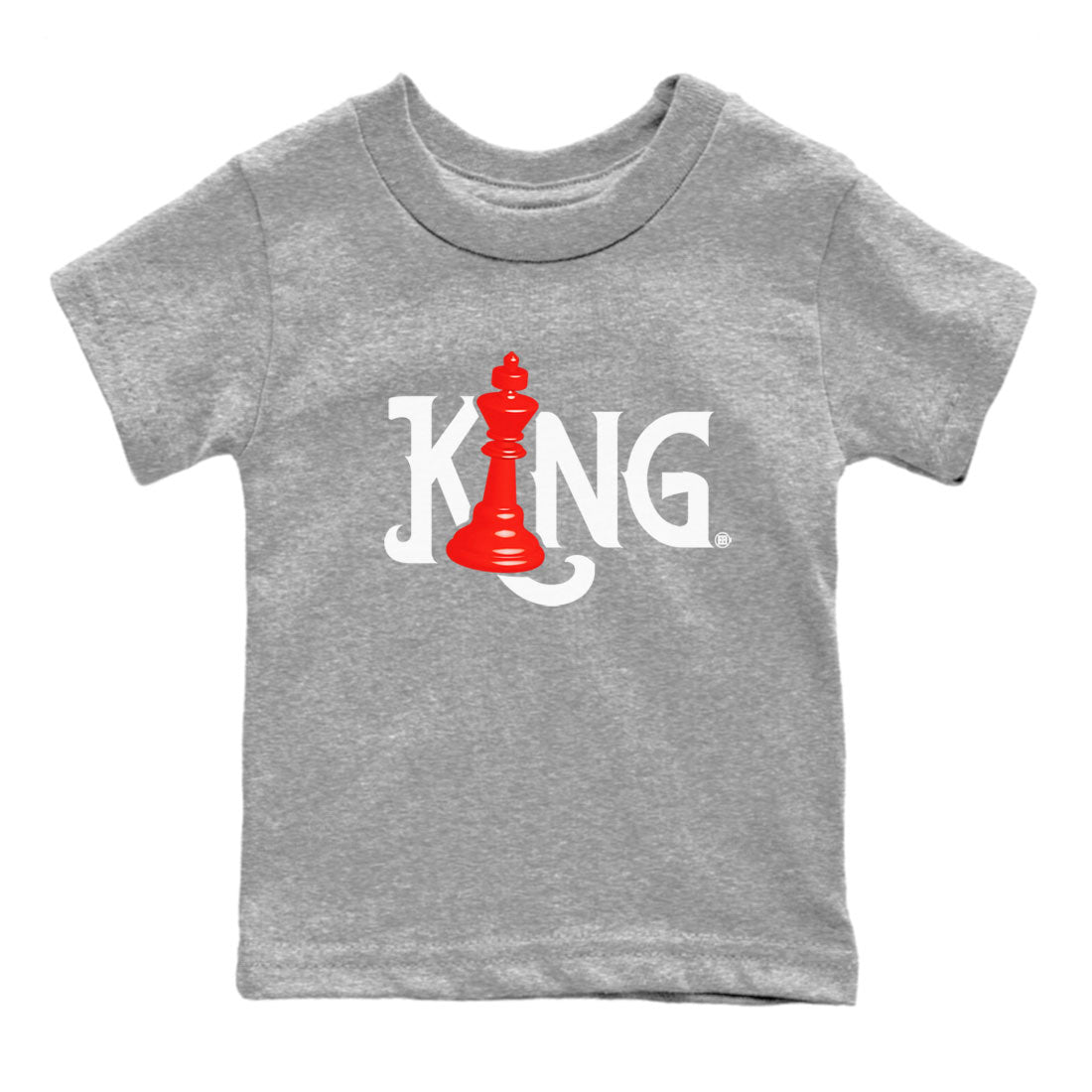 12s Cherry shirt to match jordans Chess King sneaker tees AJ12 Retro Cherry Drip Gear Zone baby toddler Heather Grey 2 cotton Shirt