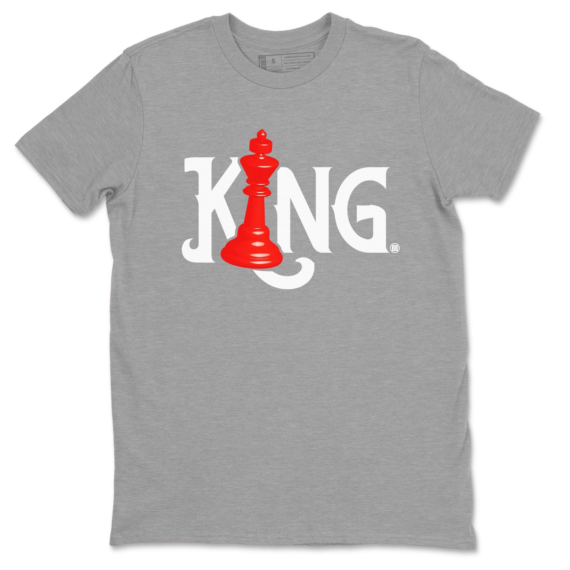 12s Cherry shirt to match jordans Chess King sneaker tees AJ12 Retro Cherry Drip Gear Zone unisex cotton Heather Grey 2 crew neck shirt
