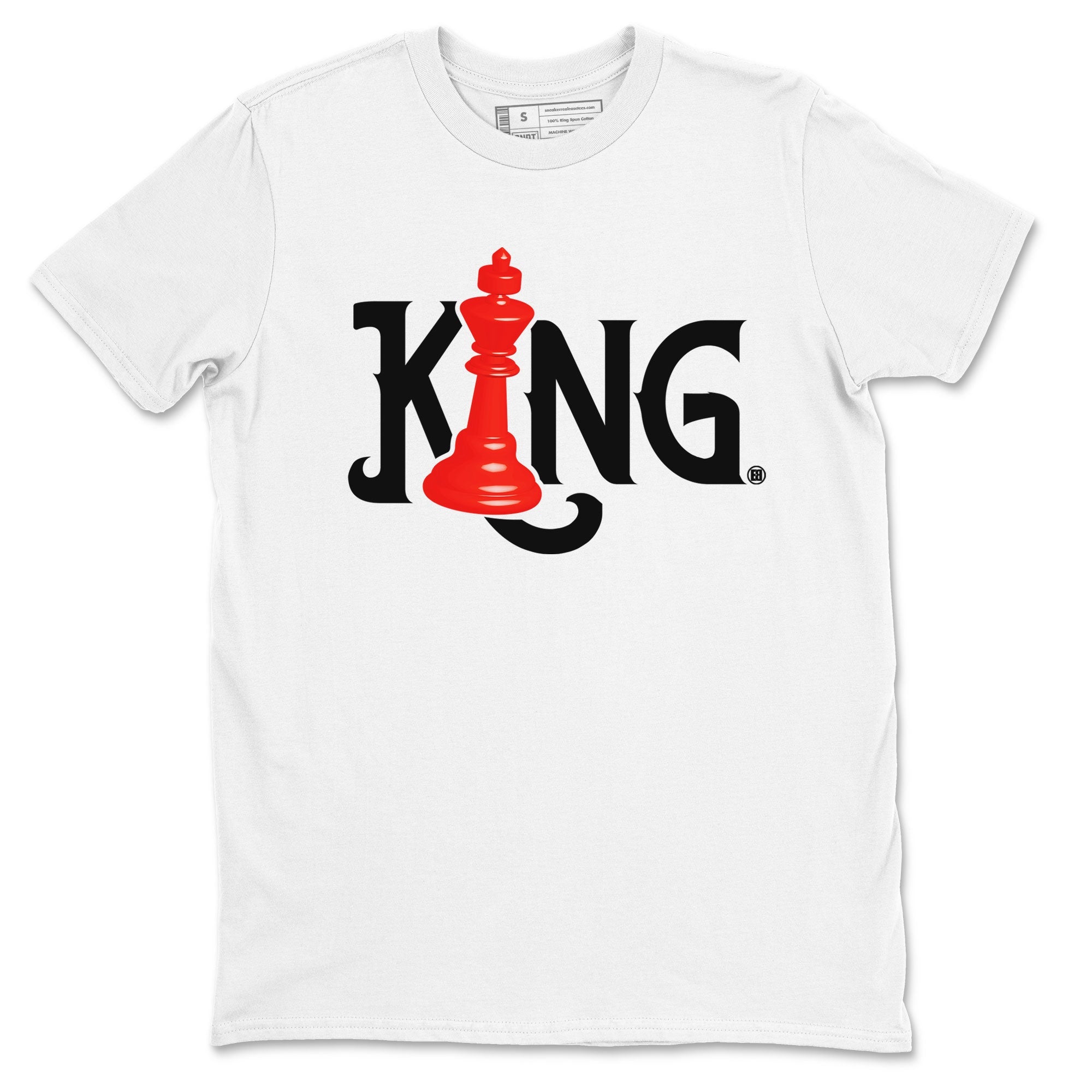 12s Cherry shirt to match jordans Chess King sneaker tees AJ12 Retro Cherry Drip Gear Zone unisex cotton White 2 crew neck shirt