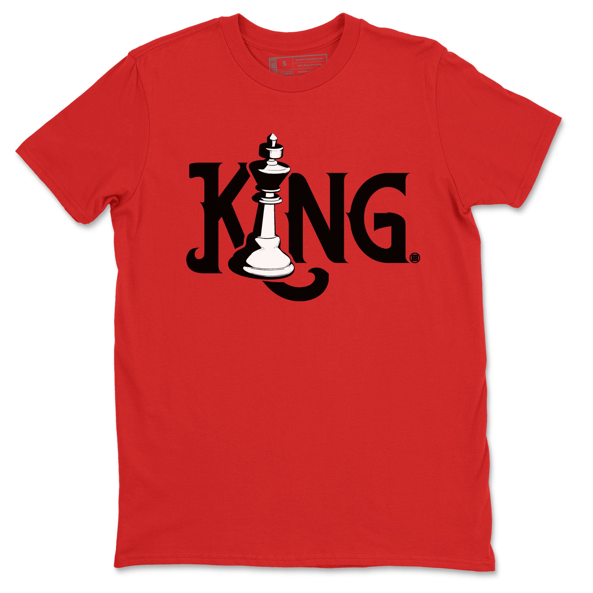 Air Jordan 4 Bred Reimagined shirt to match jordans Chess King sneaker shirts AJ4 Bred Reimagined Drip Gear Zone unisex crew neck cotton Red 2 crew neck shirt