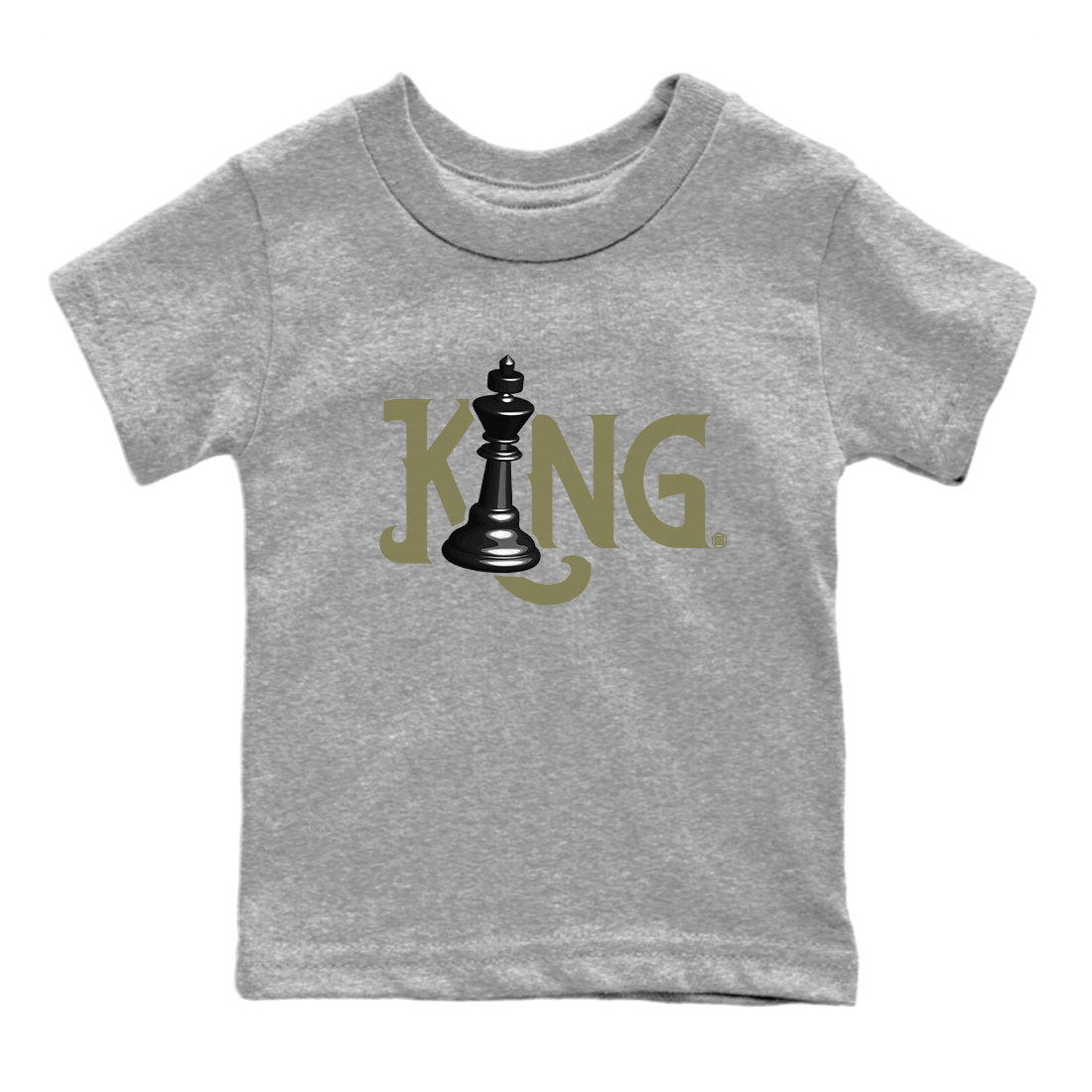 Air Jordan 4 Medium Olive shirt to match jordans streetwear brand Chess King sneaker tees 4s Medium Olive Drip Gear Zone Baby Toddler Heather Grey 2 T-Shirt