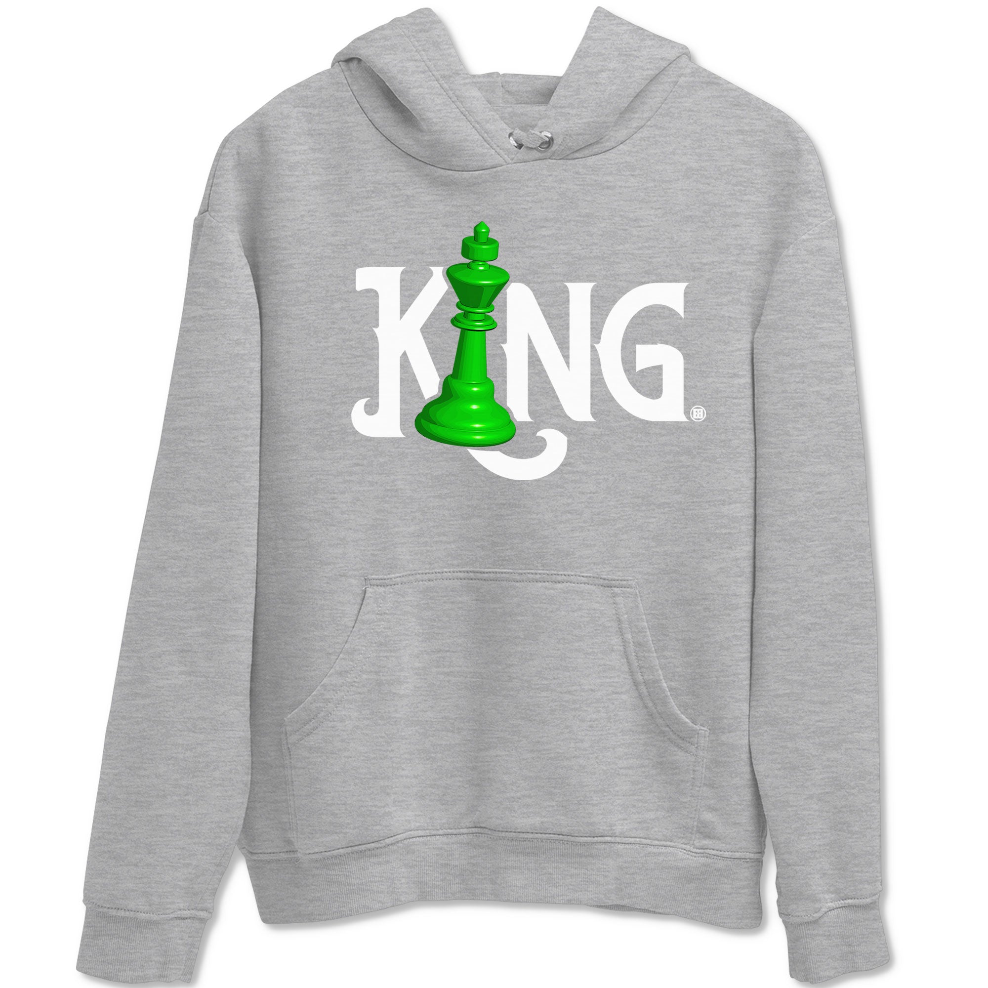 Air Jordan 5 Lucky Green shirt to match jordans Chess King sneaker match tee AJ5 Lucky Green Drip Gear Zone unisex cotton Heather Grey 2 crew neck shirt