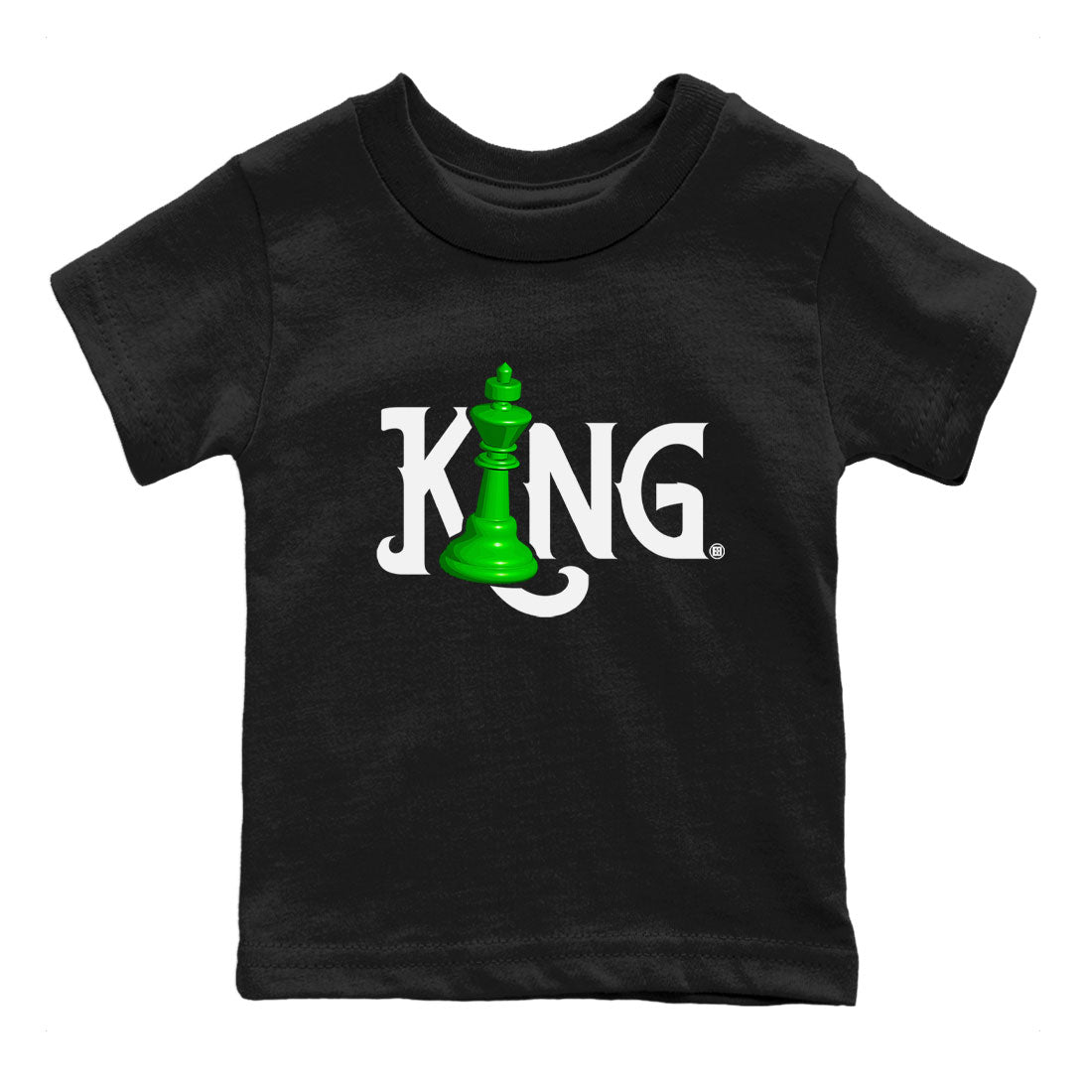 Air Jordan 5 Lucky Green shirt to match jordans Chess King sneaker match tee AJ5 Lucky Green Drip Gear Zone baby toddler Black 2 cotton Shirt