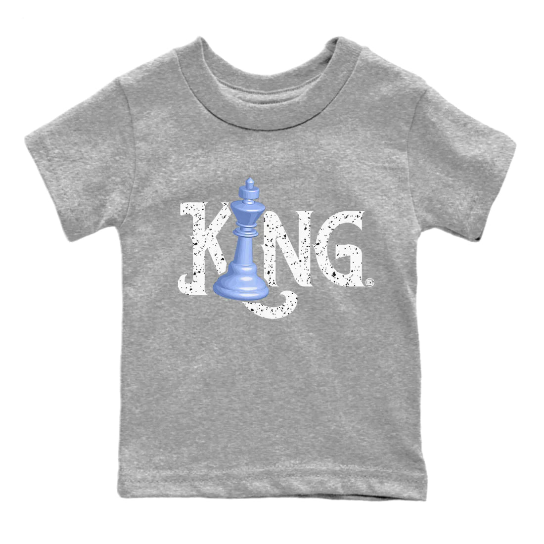 Jordan 5 UNC Sneaker Matching T-Shirt Chess King Sneaker Tees Jordan 5 UNC Sneaker Release Tees Kids Shirts