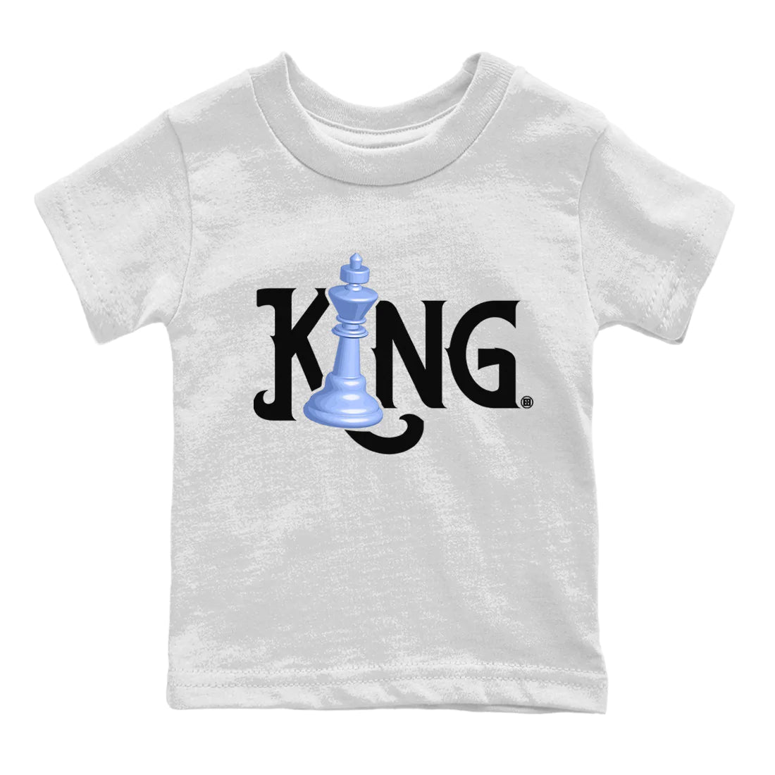 Jordan 5 UNC Sneaker Matching T-Shirt Chess King Sneaker Tees Jordan 5 UNC Sneaker Release Tees Kids Shirts
