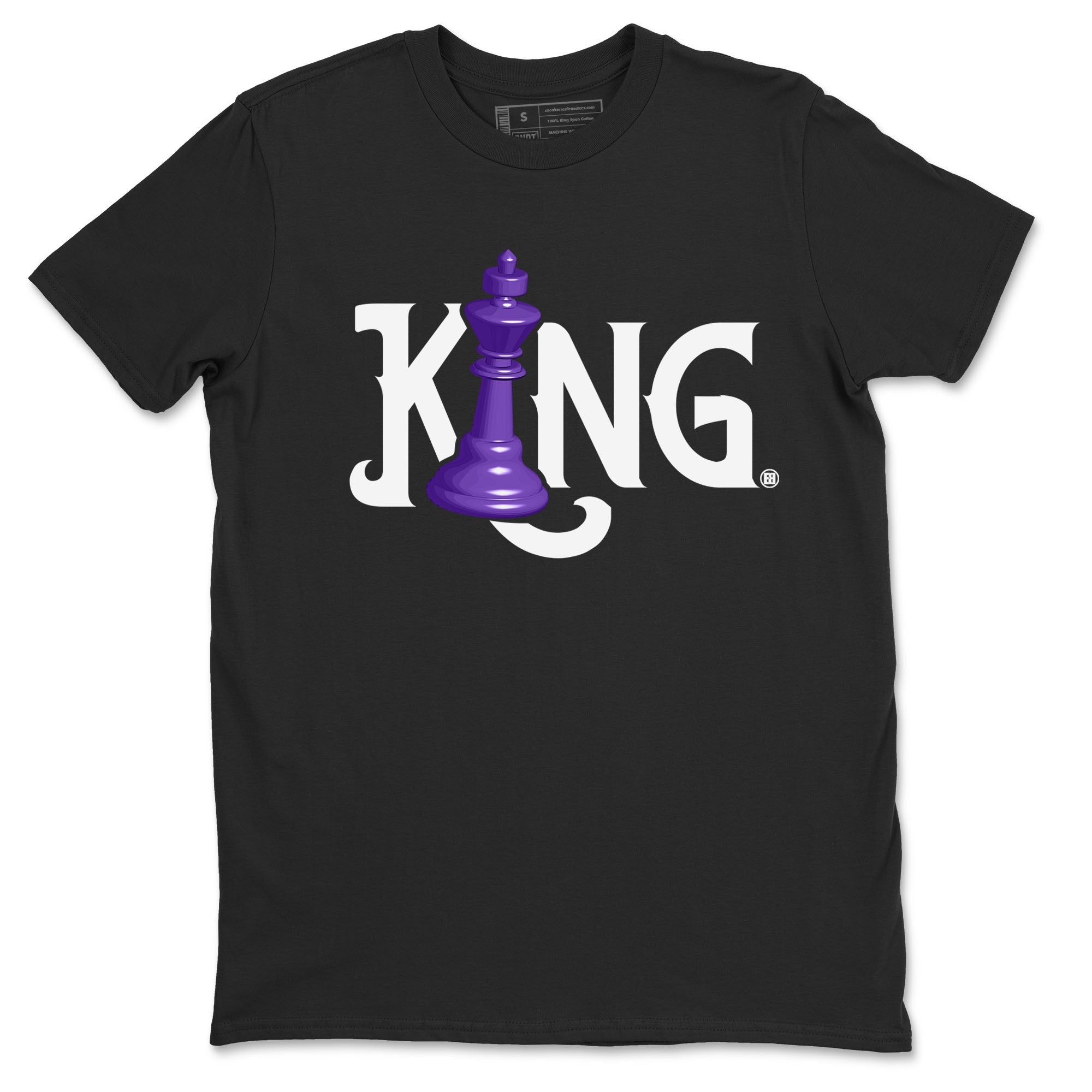 Nike SB Dunk Low Court Purple Shirt To Match Jordans Chess King Streetwear Fashion Dunk Low Court Purple Drip Gear Zone unisex crew neck t-shirt Black 2 crew neck shirt