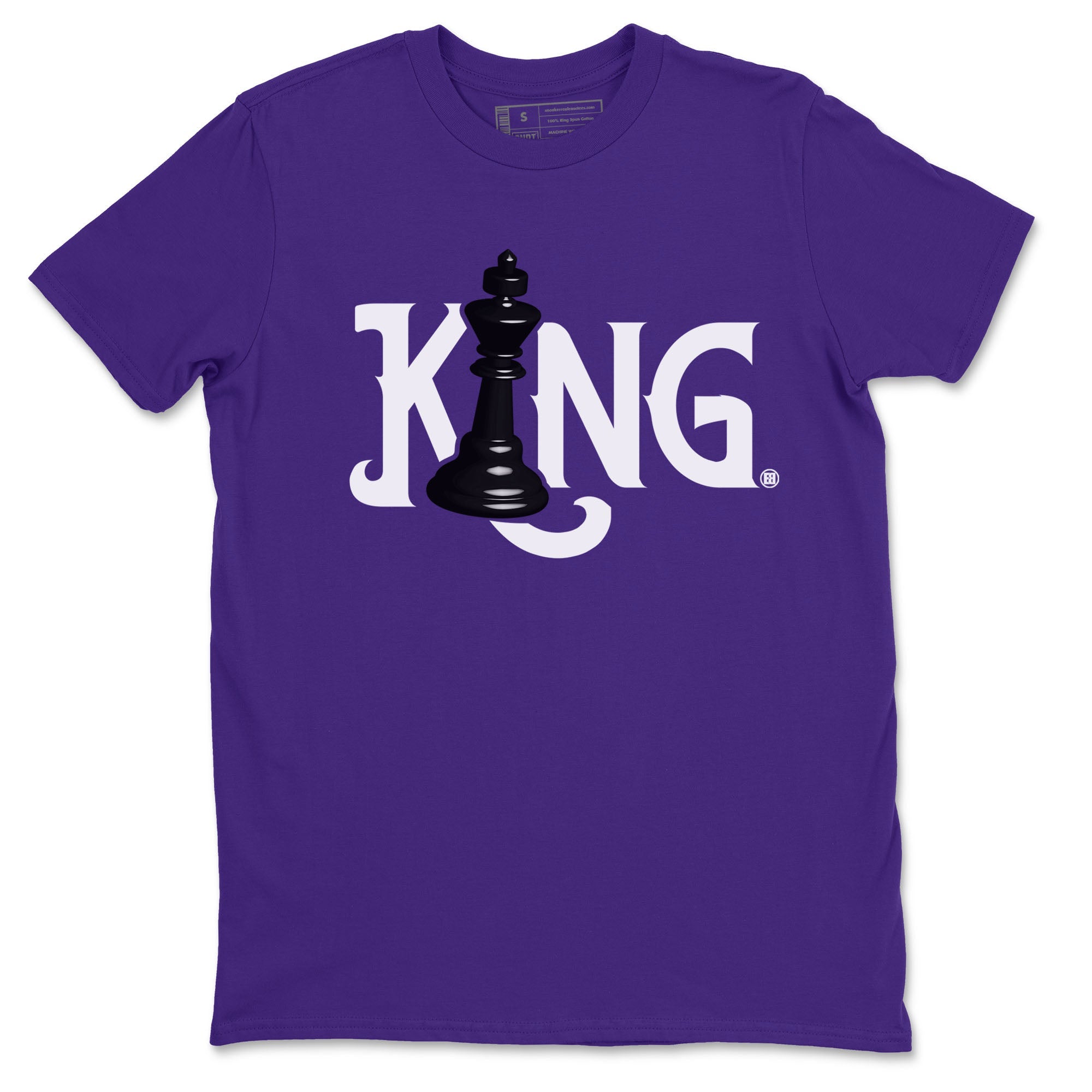 Nike SB Dunk Low Court Purple Shirt To Match Jordans Chess King Streetwear Fashion Dunk Low Court Purple Drip Gear Zone unisex crew neck t-shirt Purple 2 crew neck shirt