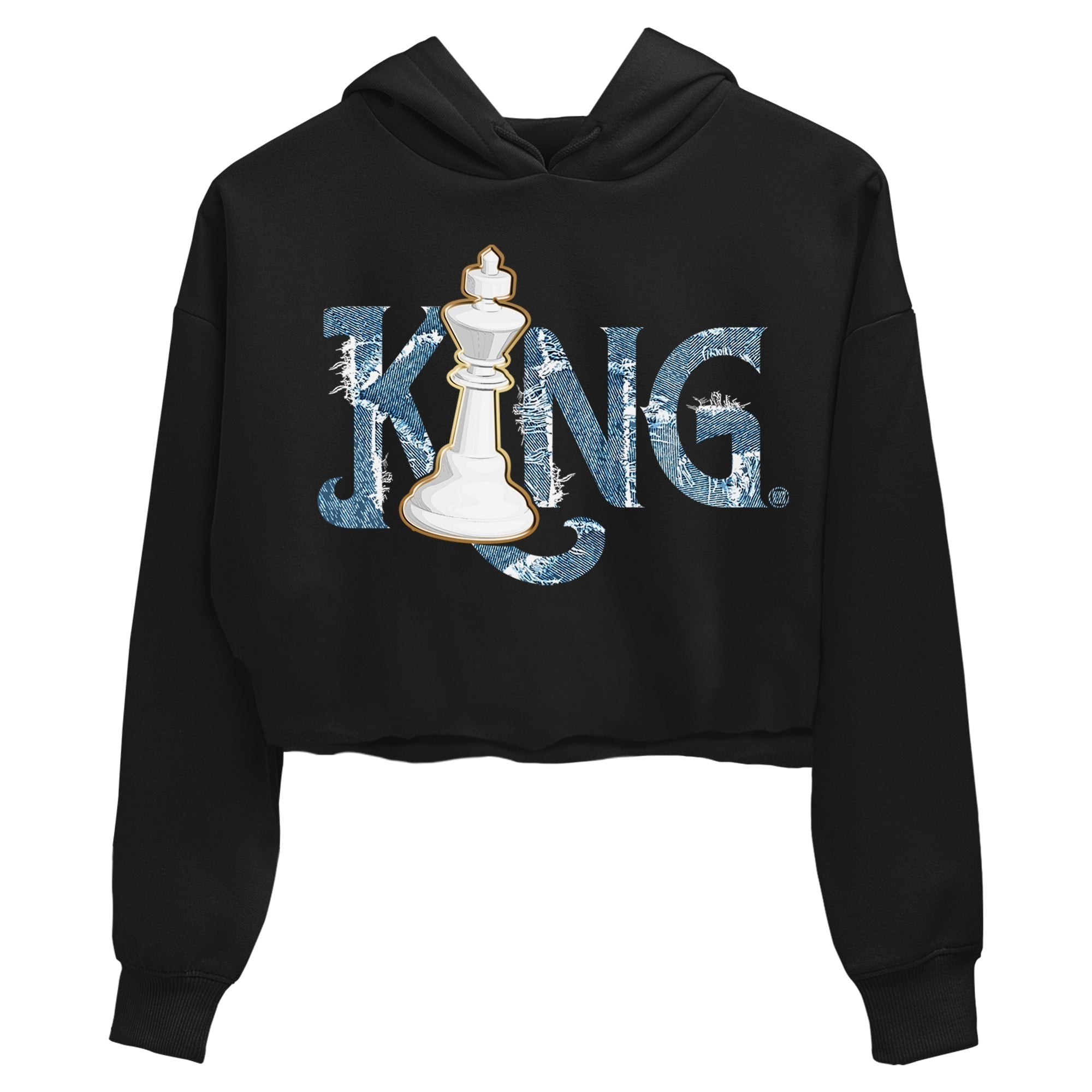 Jordan 1 Denim Sneaker Matching T-Shirt Chess King Sneaker Tees Jordan 1 Denim Sneaker Release Tees Women's Shirts