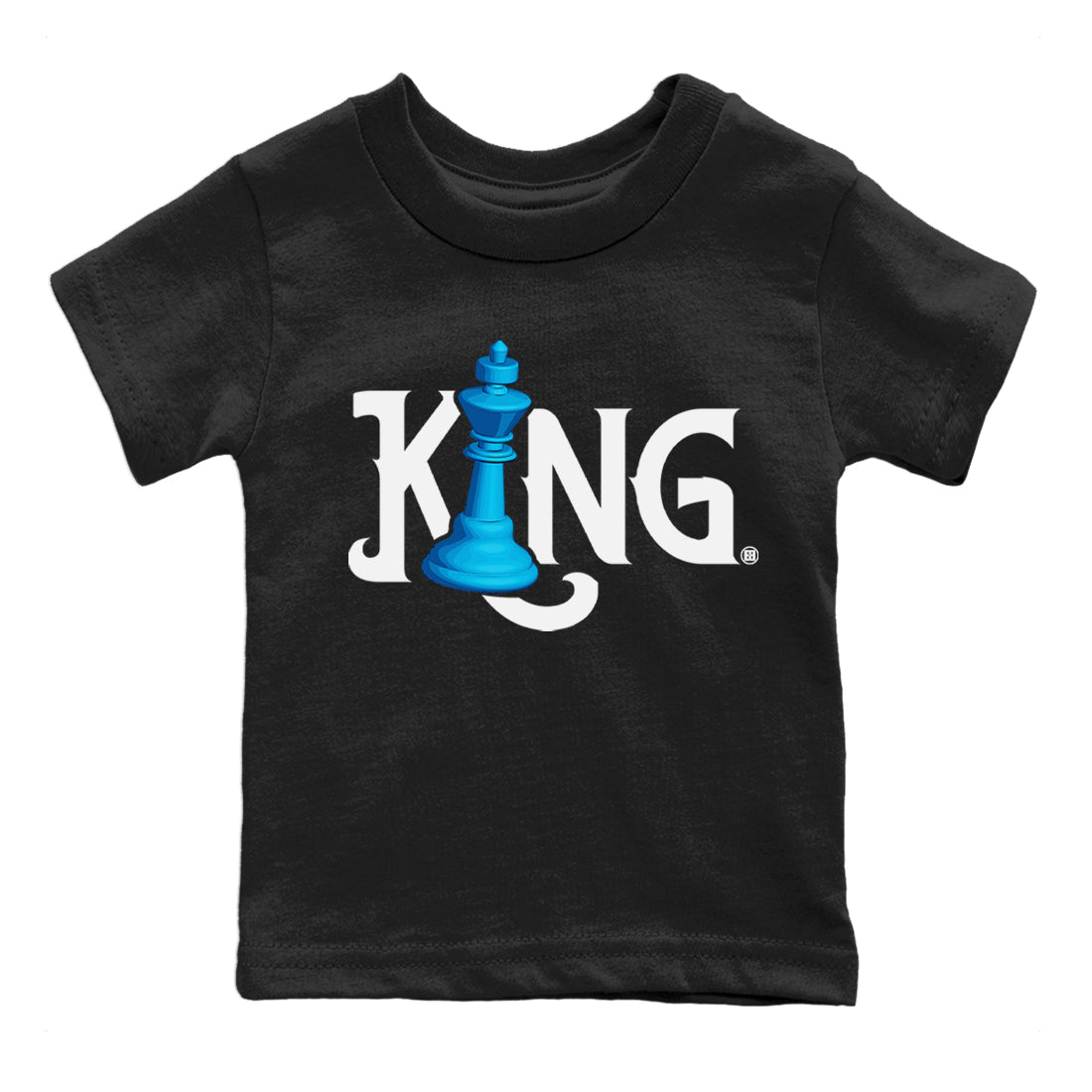 Jordan 13 UNC Sneaker Matching T-Shirt Chess King Sneaker Tees Jordan 13 UNC Sneaker Release Tees Kids Shirts