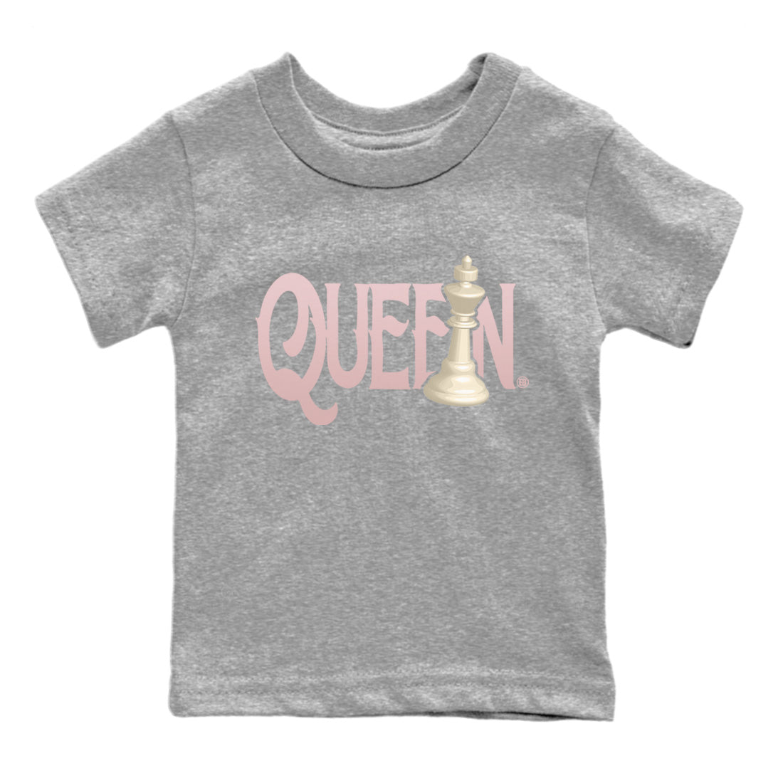 Air Jordan 1 Washed Pink Sneaker Match Tees Chess Queen Streetwear Sneaker Shirt Air Jordan 1 High OG WMNS Washed Pink Sneaker Release Tees Kids Shirts Heather Grey 2