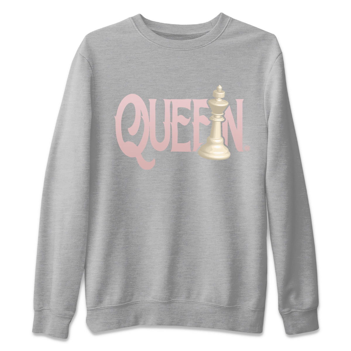 Air Jordan 1 Washed Pink Sneaker Match Tees Chess Queen Streetwear Sneaker Shirt Air Jordan 1 High OG WMNS Washed Pink Sneaker Release Tees Unisex Shirts Heather Grey 2