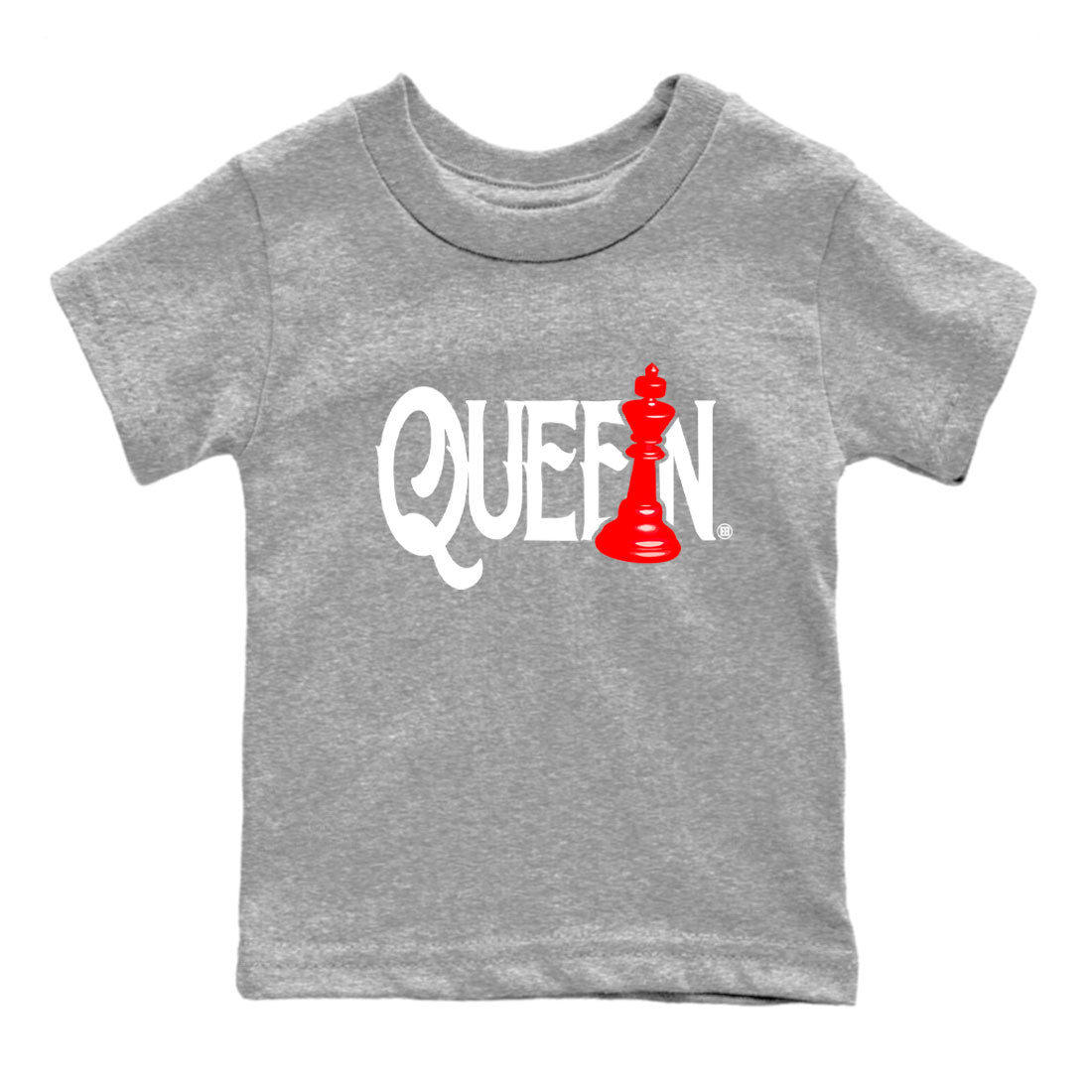 12s Cherry shirt to match jordans Chess Queen sneaker tees AJ12 Retro Cherry Drip Gear Zone baby toddler Heather Grey 2 cotton Shirt