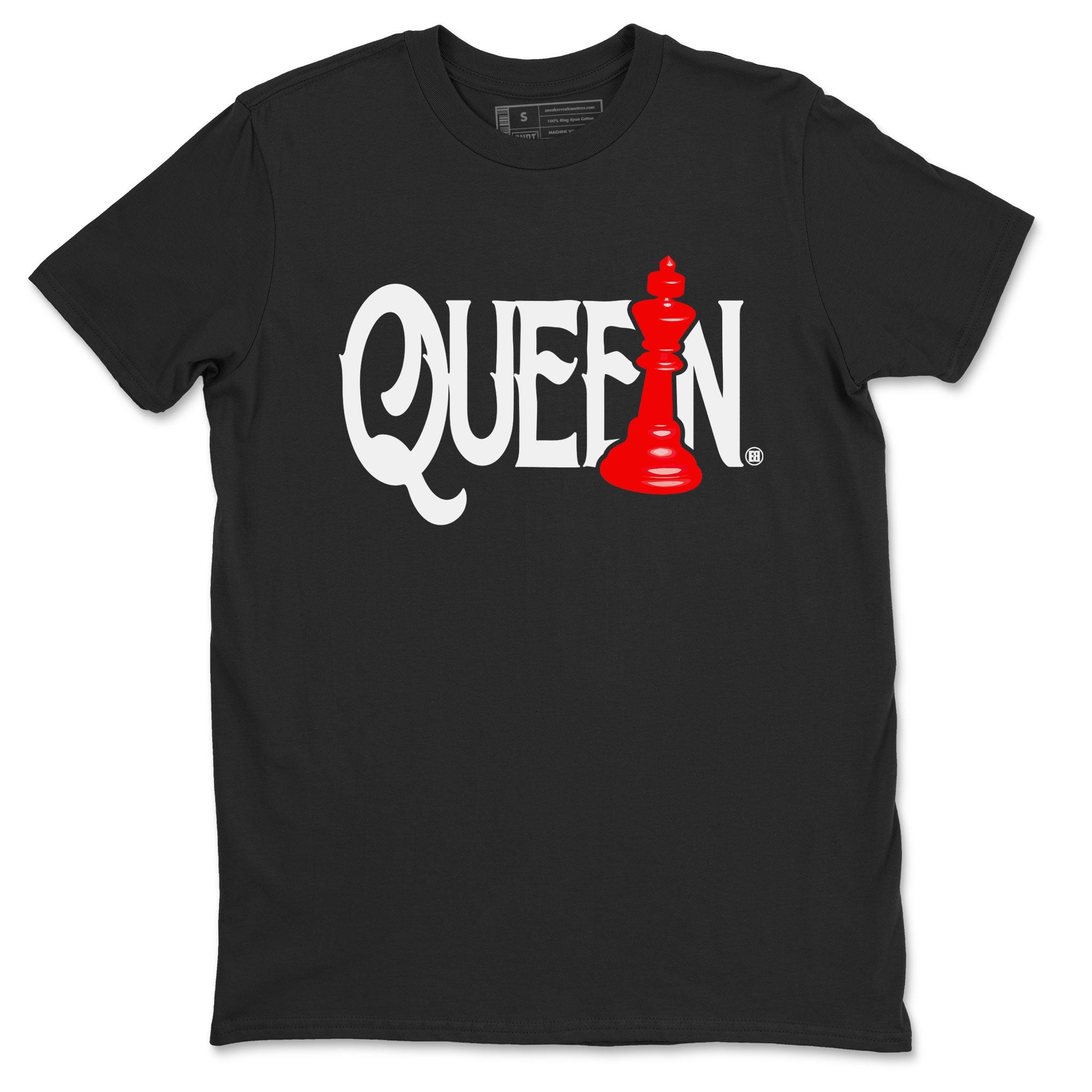 12s Cherry shirt to match jordans Chess Queen sneaker tees AJ12 Retro Cherry Drip Gear Zone unisex cotton Black 2 crew neck shirt
