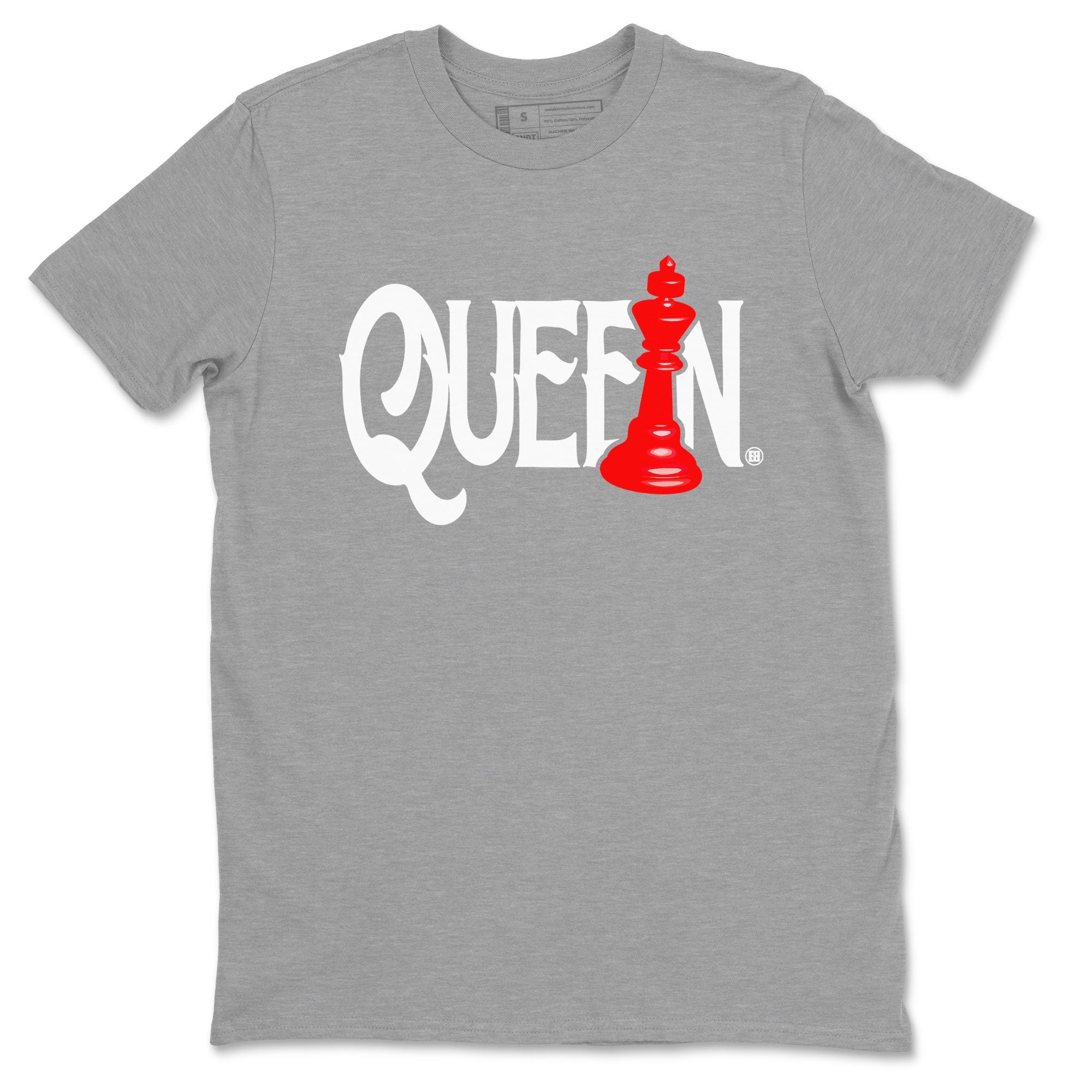 12s Cherry shirt to match jordans Chess Queen sneaker tees AJ12 Retro Cherry Drip Gear Zone unisex cotton Heather Grey 2 crew neck shirt