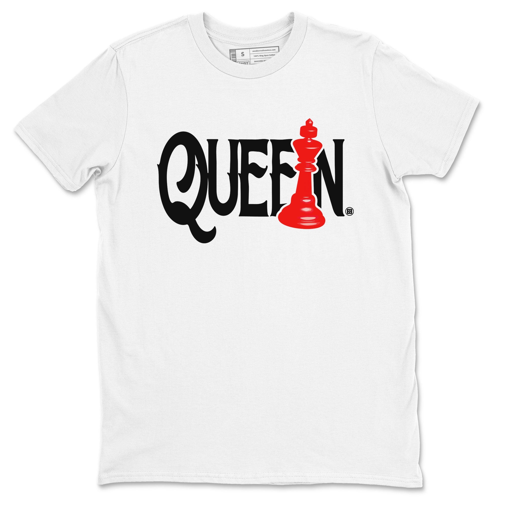 12s Cherry shirt to match jordans Chess Queen sneaker tees AJ12 Retro Cherry Drip Gear Zone unisex cotton White 2 crew neck shirt