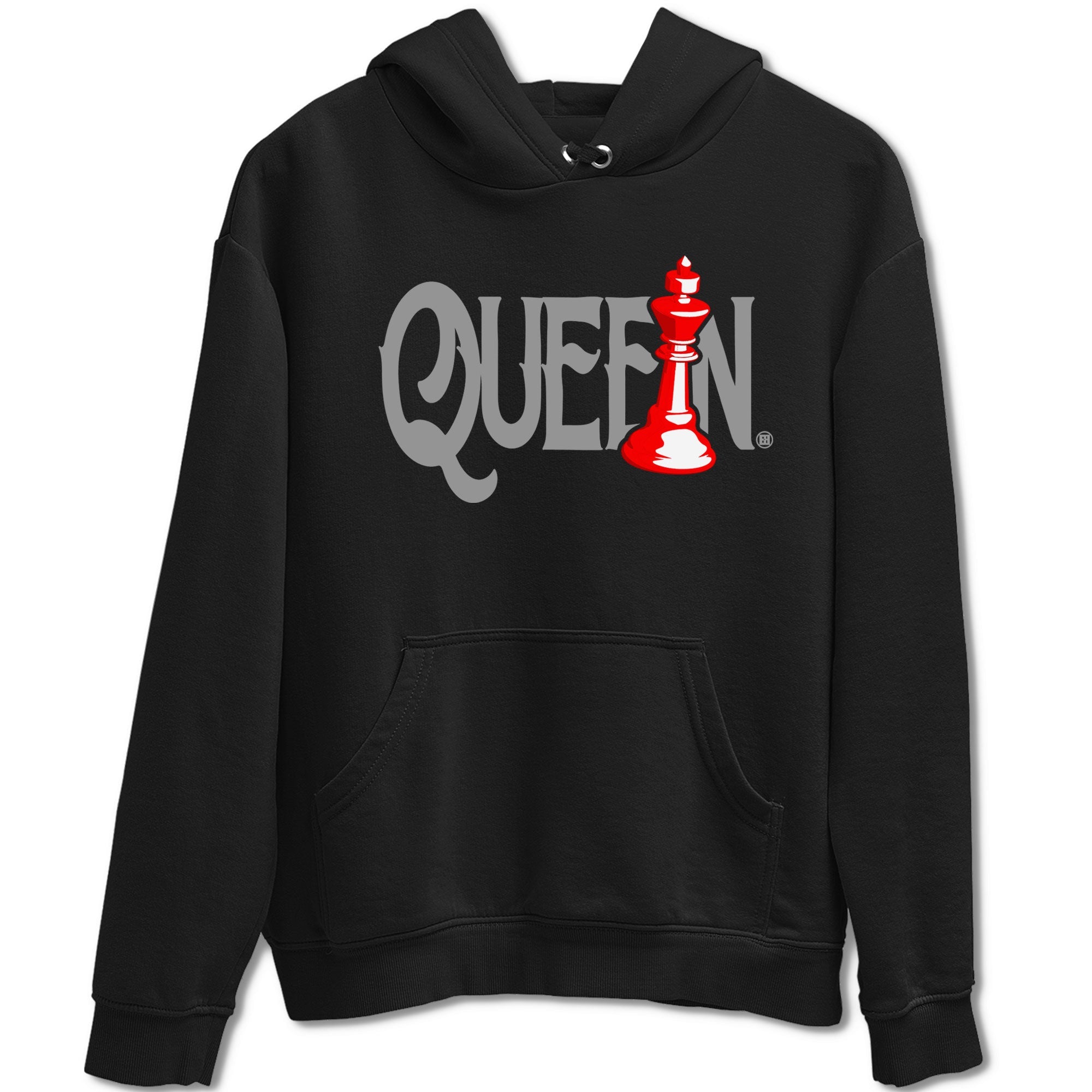 Air Jordan 4 Bred Reimagined shirt to match jordans Chess Queen sneaker shirts AJ4 Bred Reimagined Drip Gear Zone unisex crew neck cotton Black 2 crew neck shirt