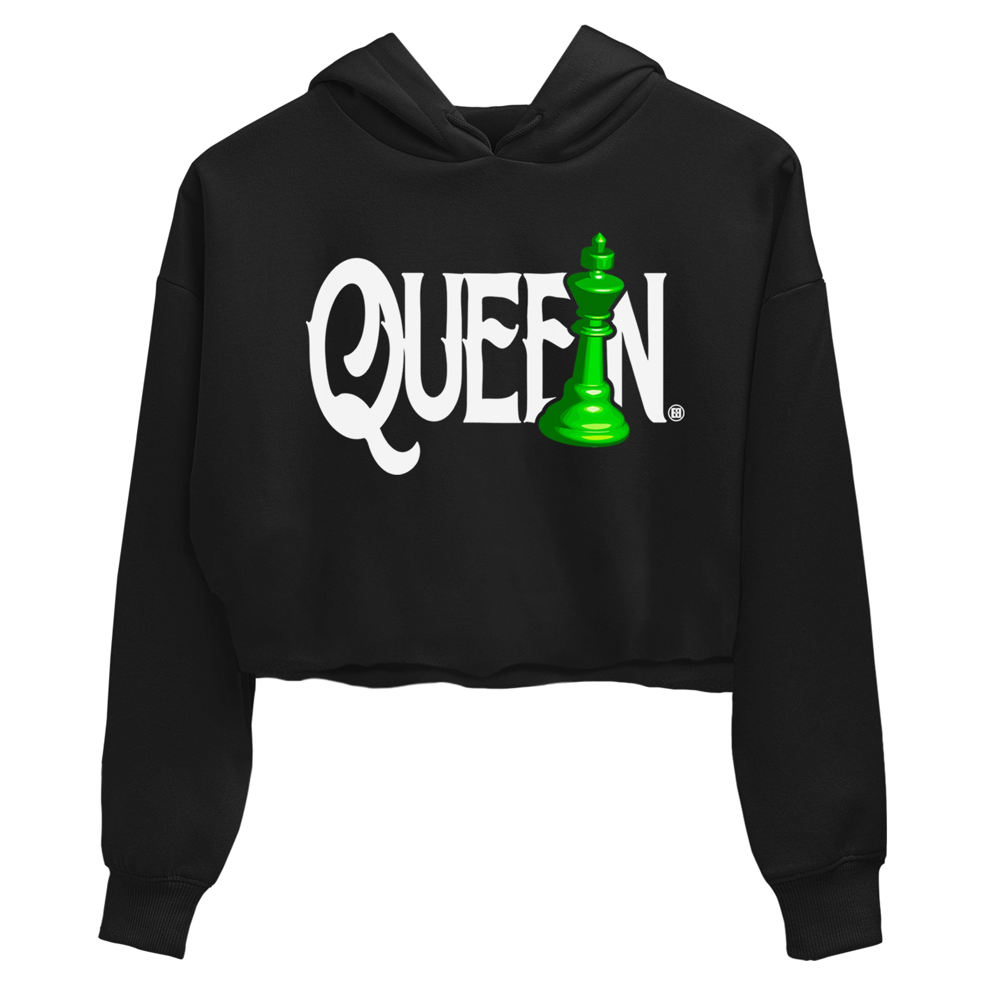 Air Jordan 5 Lucky Green shirt to match jordans Chess Queen sneaker match tee AJ5 Lucky Green Drip Gear Zone Black 2 women's crop tee
